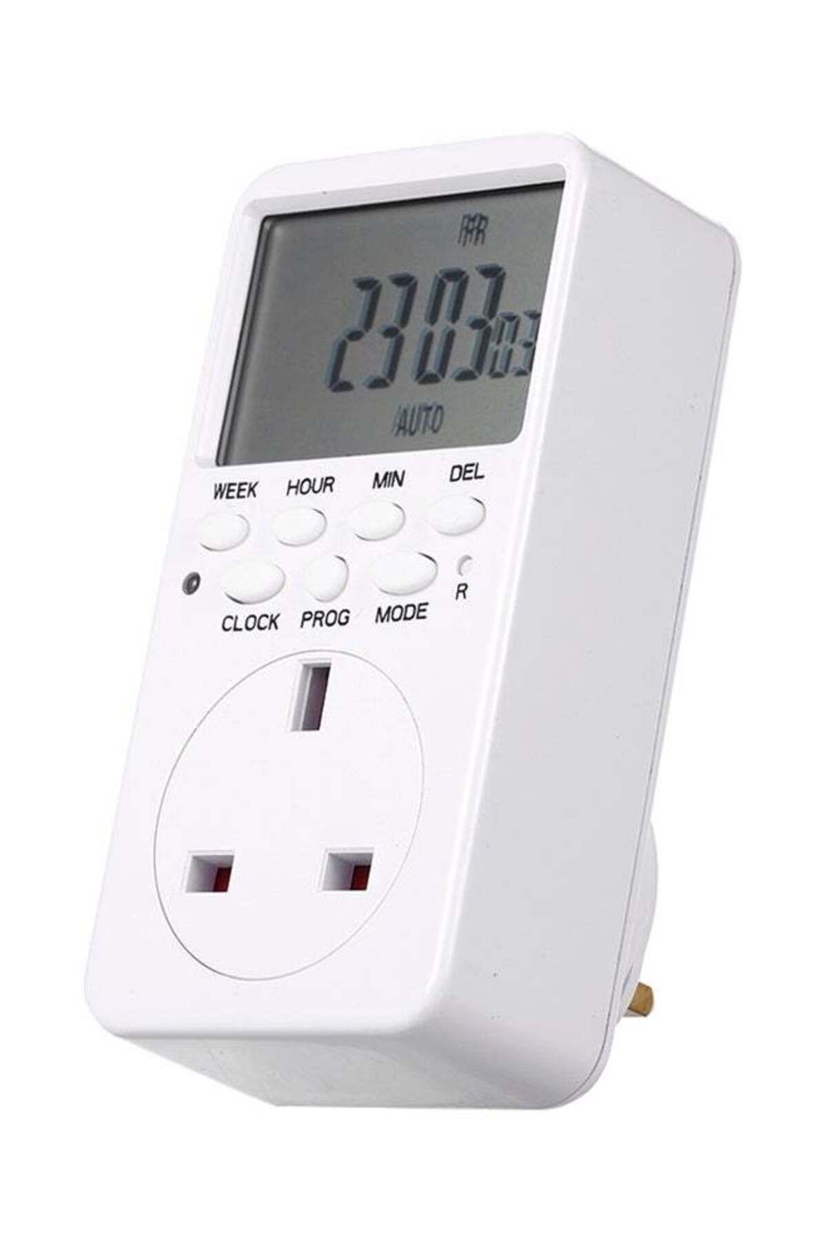 Generic-Digital Switch Socket Timer White 19 X 9 X 10centimeter 1