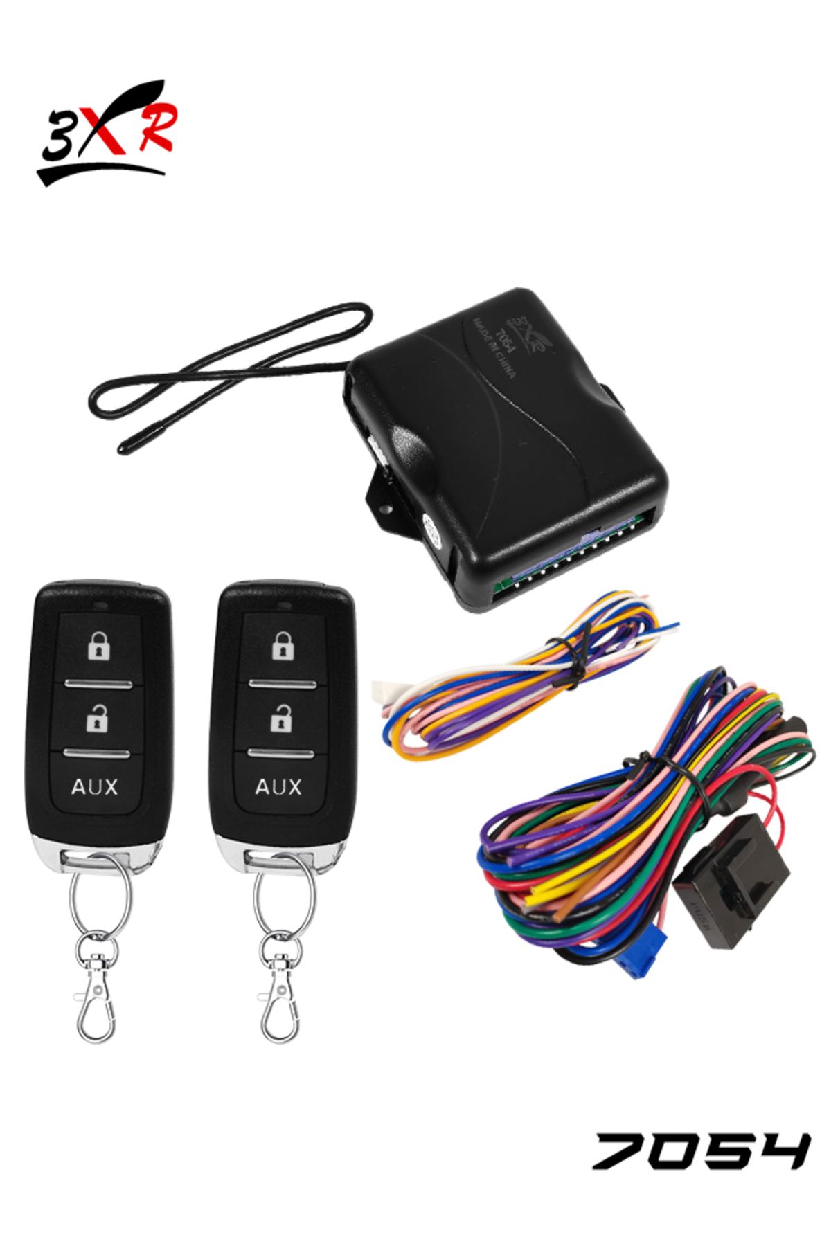 3XR-Car Keyless Entry System – Remote Lock/Unlock, Trunk Release, Window Closer, Universal, Light Flash 1