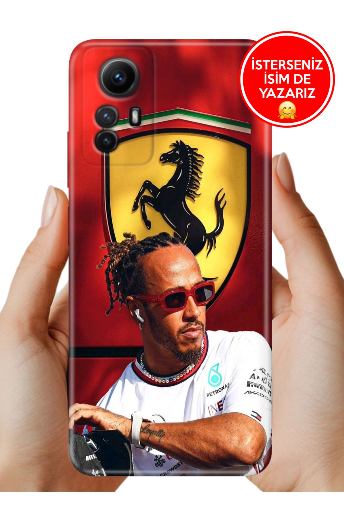 Cekuonline Xiaomi Redmi Note 12s Kılıf Baskılı Life Style Kapak Silikon Hamilton999