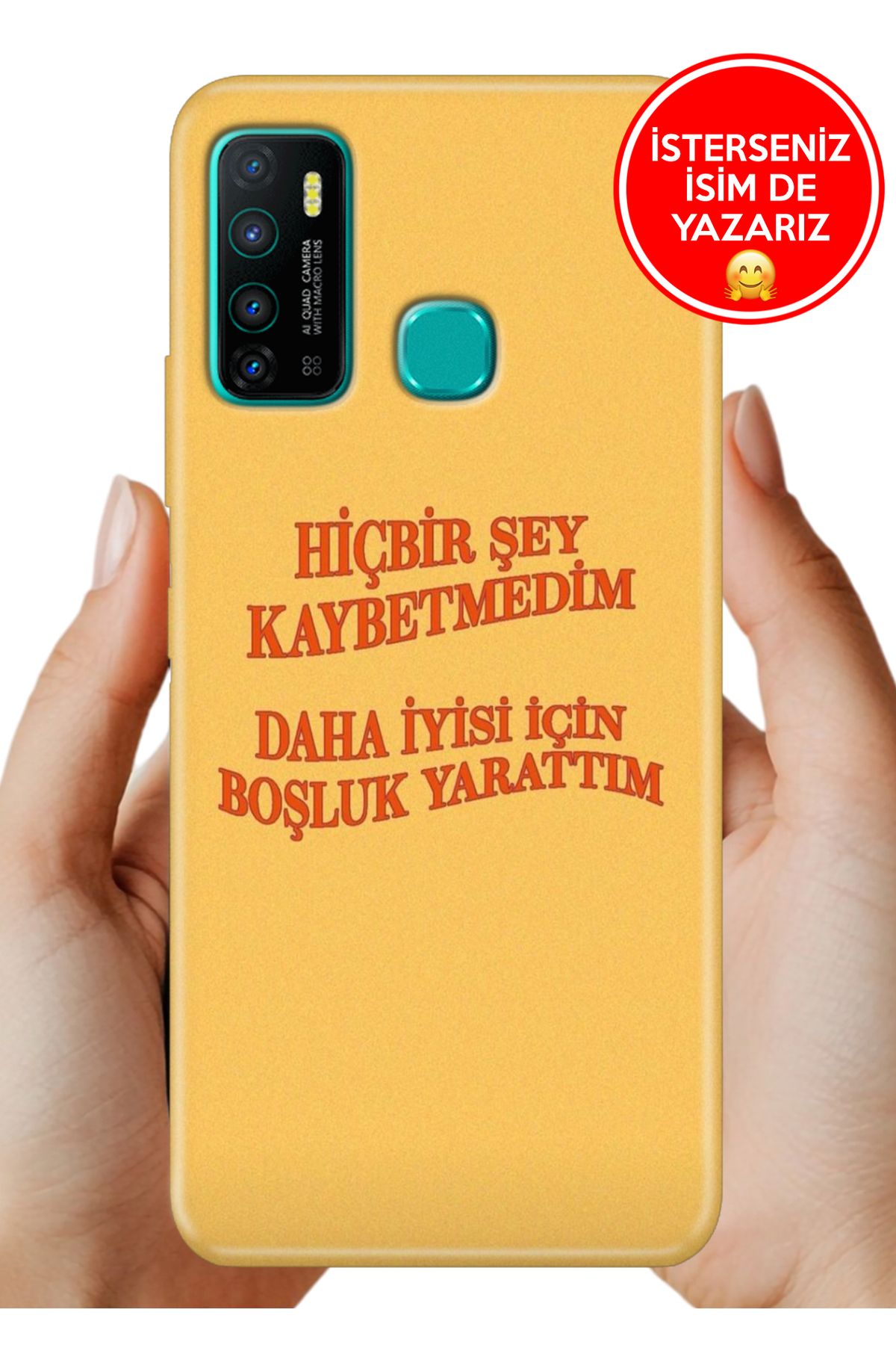 Cekuonline İnfinix Hot 9 Kılıf Hot 9 TPU Resimli Elastik Silikon Kaybetmedim