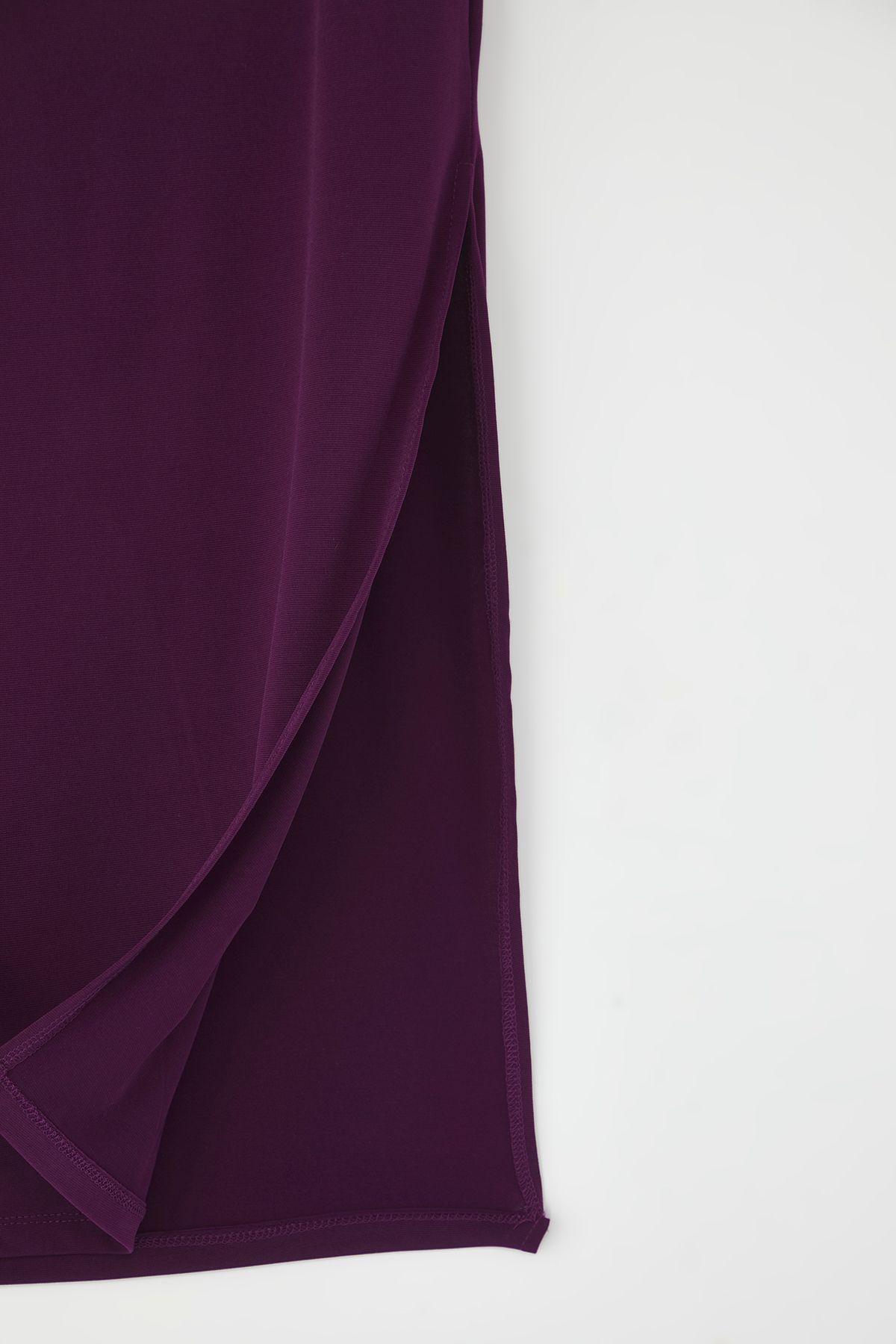 Edit by Trendyol-Flexibilní pletená sukně Plum Pencil Maxi - TEDAW25ET00005 2