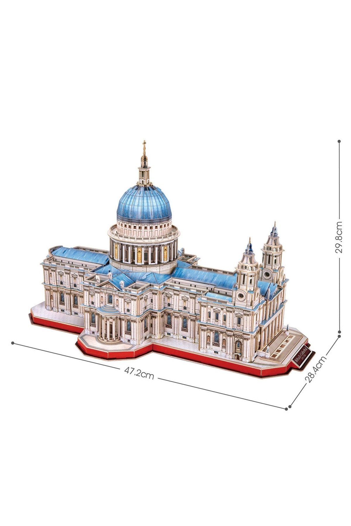 Cubic Fun-Cubic Fun - Puzzle 3D Catedrala St. Paul (Nivel Complex 643 Piese) 3