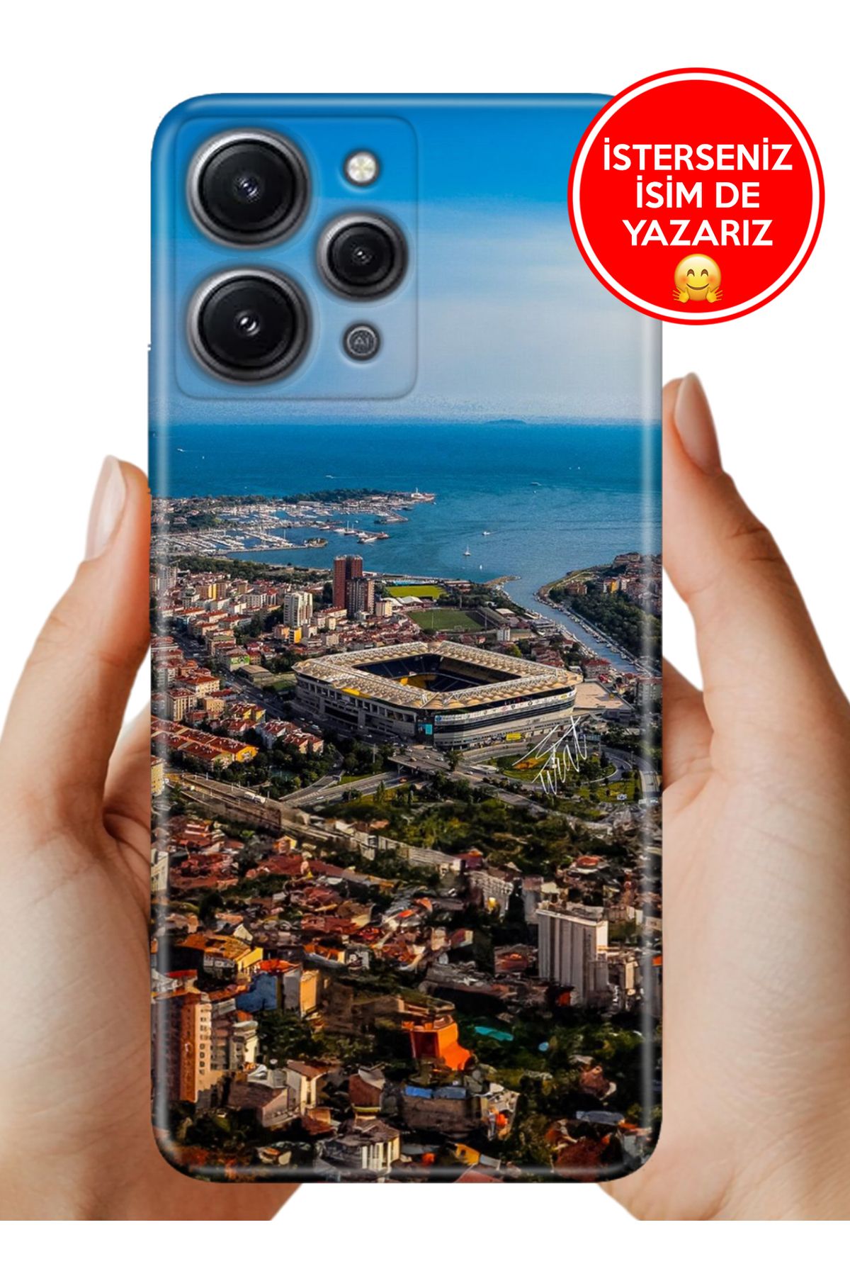 Cekuonline Xiaomi Redmi 12 Kılıf Baskılı Life Style Kapak Silikon Manzaraya Bak