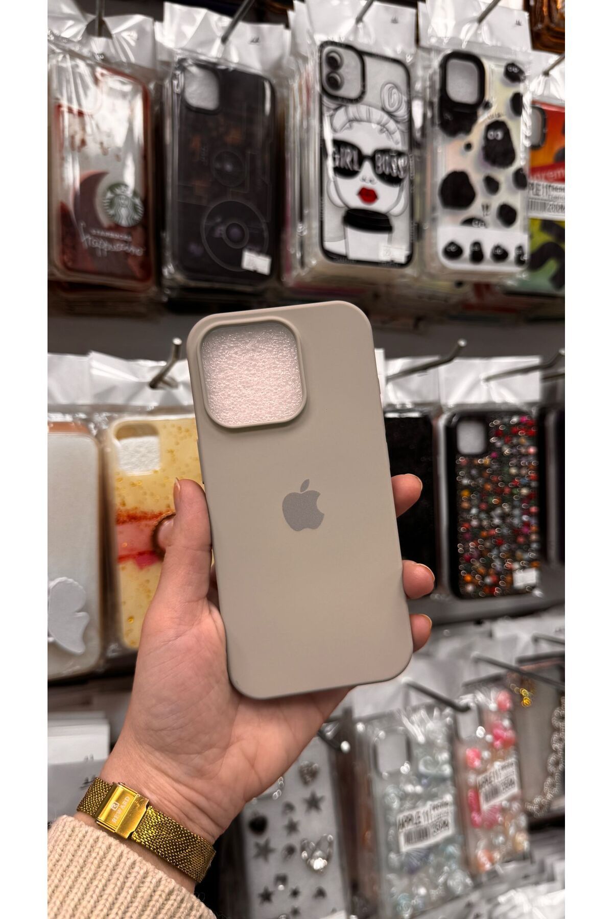 TECNOTREND Apple iPhone 16 PRO Içi Kadife Lansman Silikon kılıf