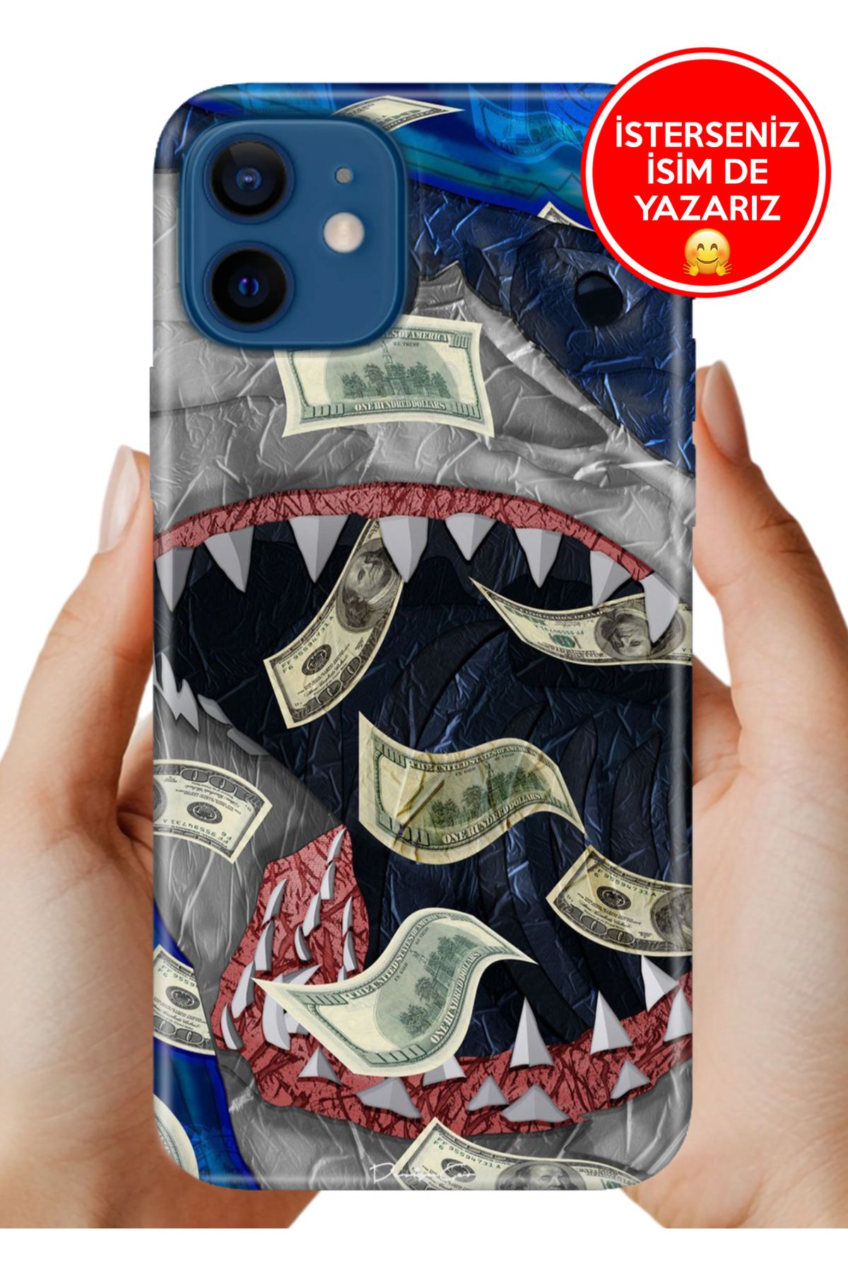 Cekuonline iPhone 12 Kılıf iP12 Baskılı Life Style Kapak Silikon Moneypoly