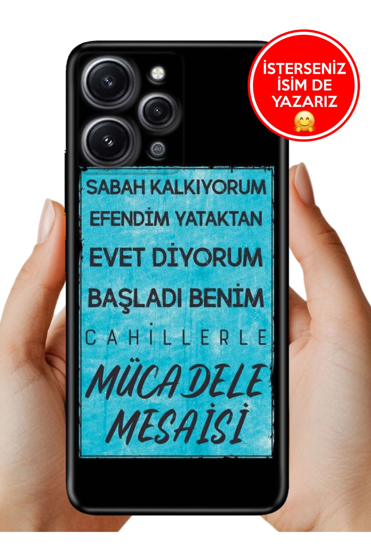Cekuonline Xiaomi Redmi 12 Kılıf Baskılı Life Style Kapak Silikon Mücadele