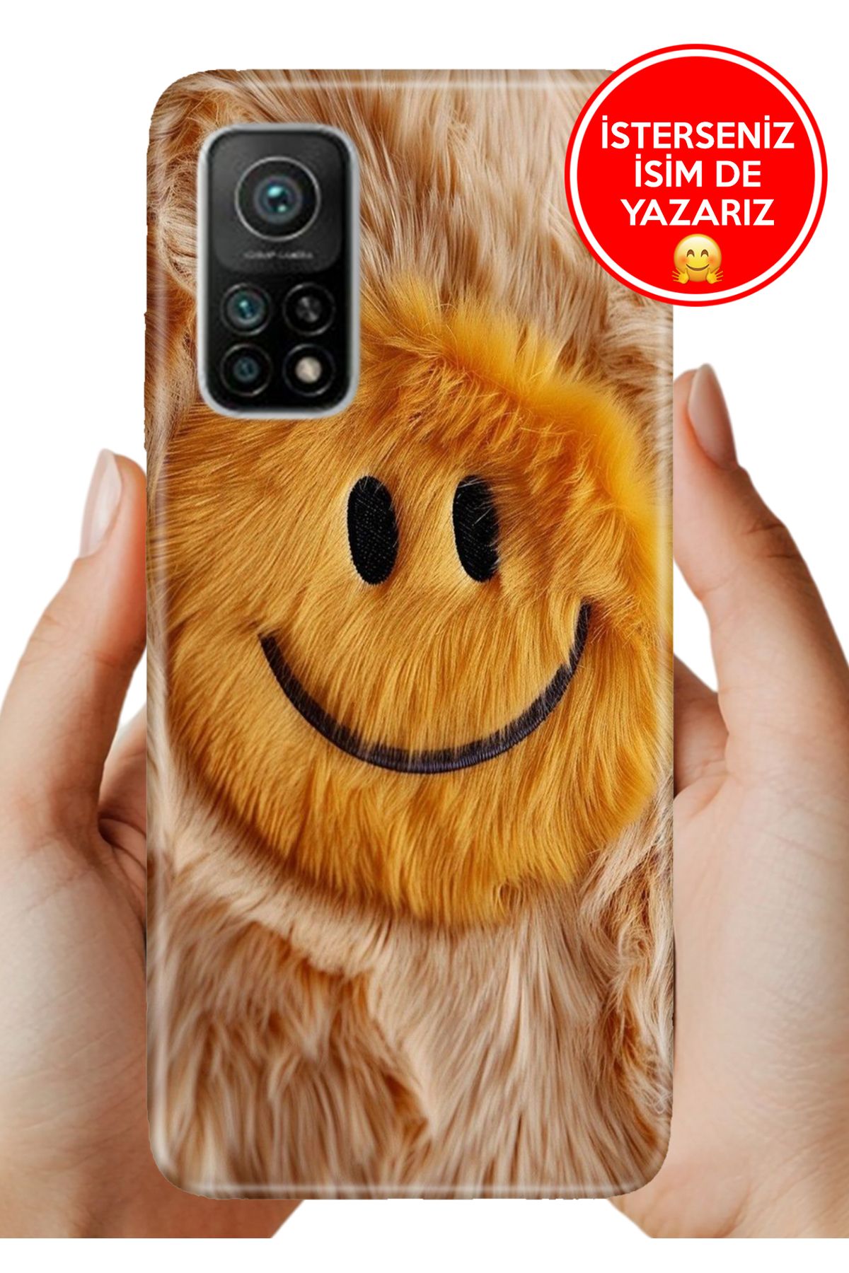 Cekuonline Xiaomi Mi10T - Mi 10T Pro Kılıf Baskılı Life Style Kapak Silikon GülenSurat 333