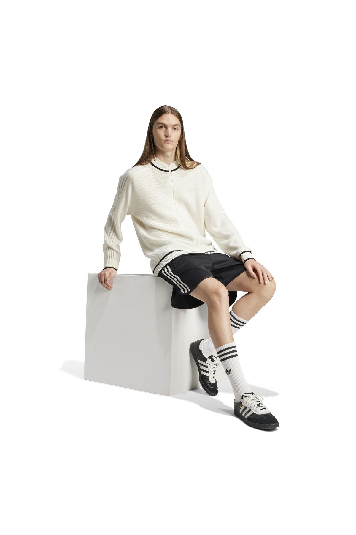 شورت ورزشی مشکی مردانه 3 نوری حق بیمه adidas