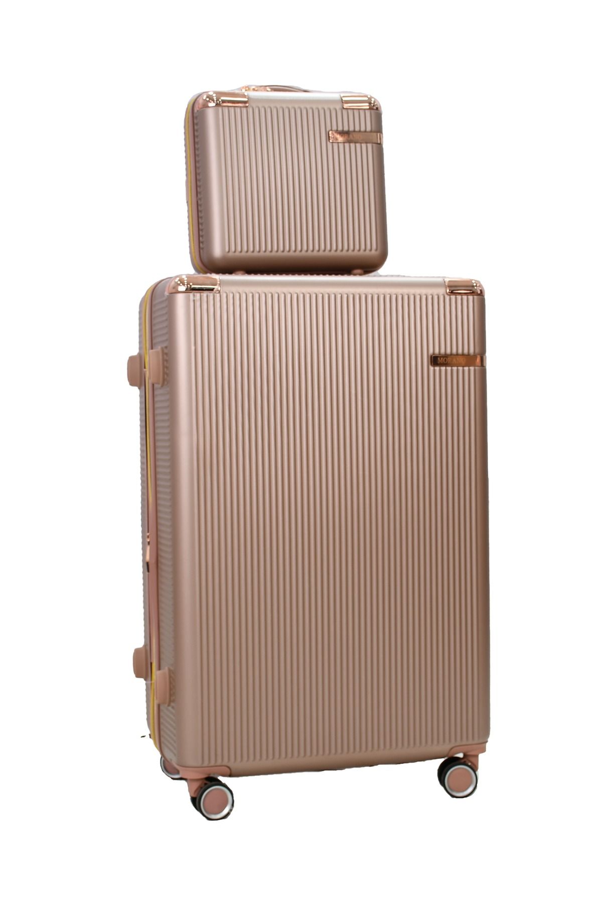 MORANO-5-piece luggage set with 4 wheels, solid and modern design 4