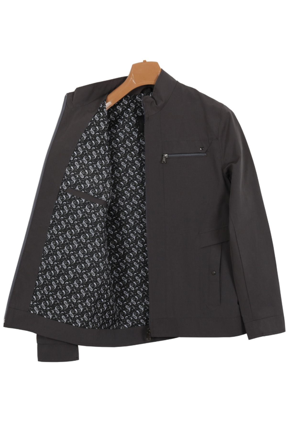 Modarar-Men's Linen Coat - Seasonal Spring Reguler Fit Rar01295 4