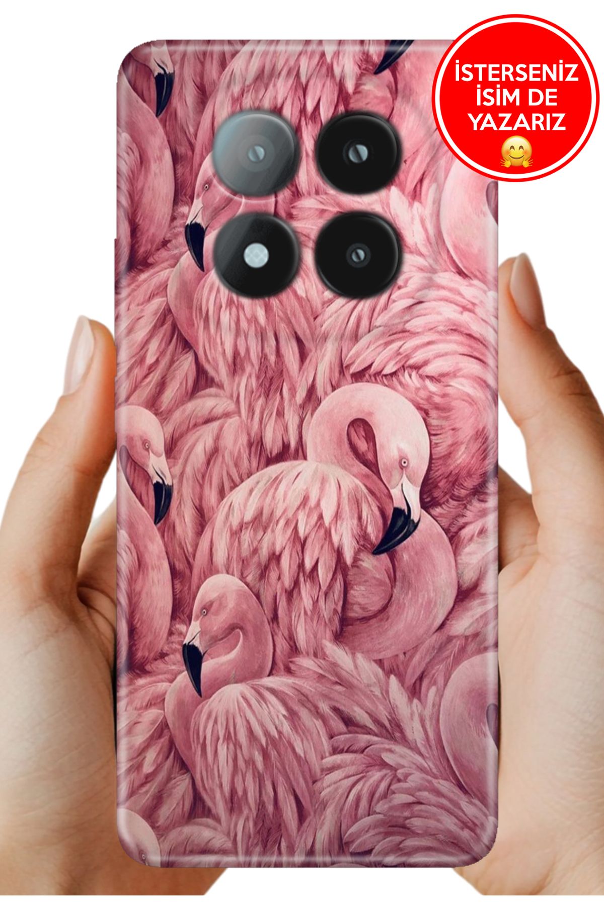 Cekuonline Redmi Note 14 Pro+ Plus Kılıf Flamingo Pattern