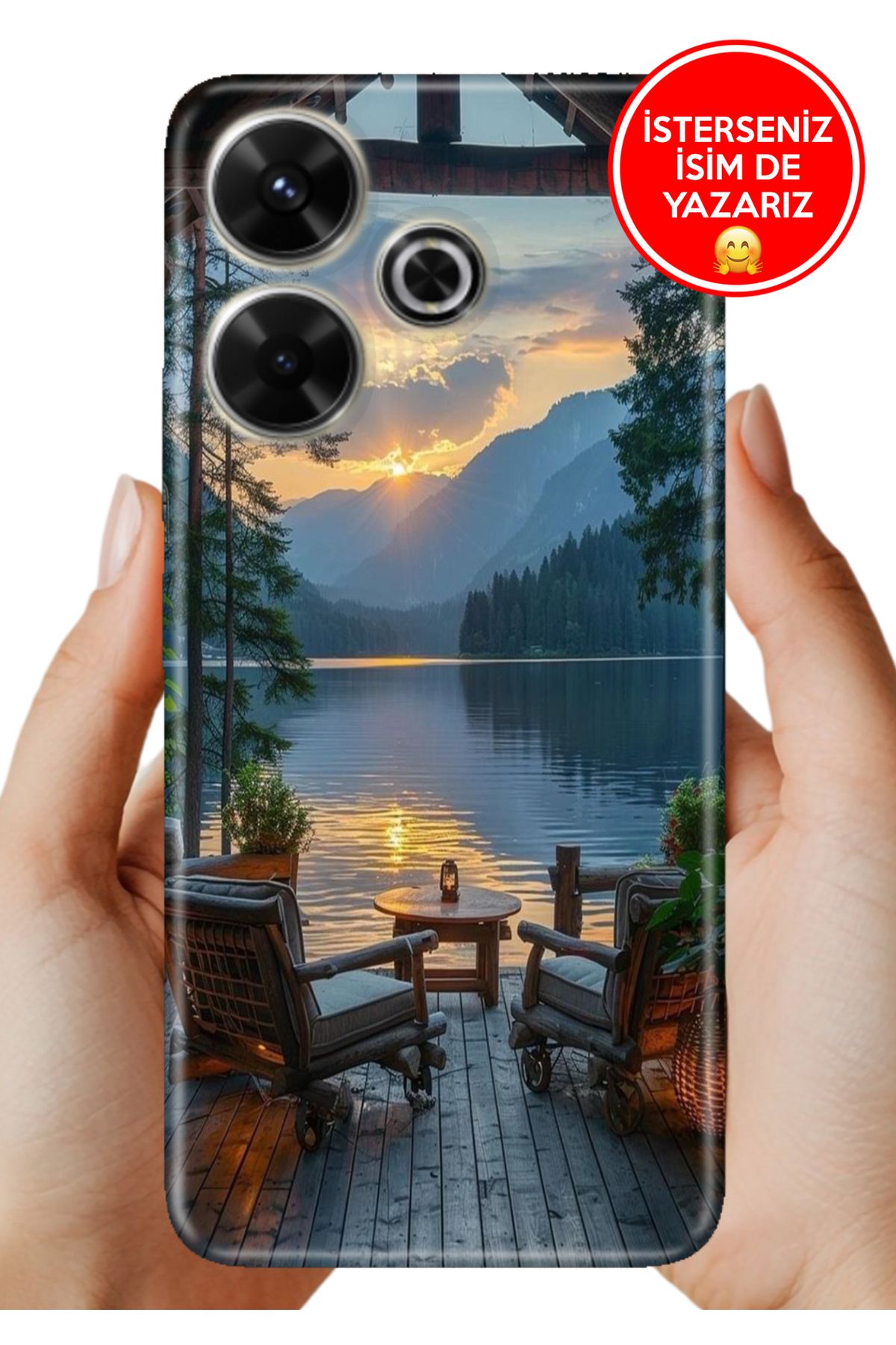 Cekuonline Xiaomi Redmi 13 4G Kılıf Tam Rubber Esnek Silikon Full Koruma Tamamen Huzur