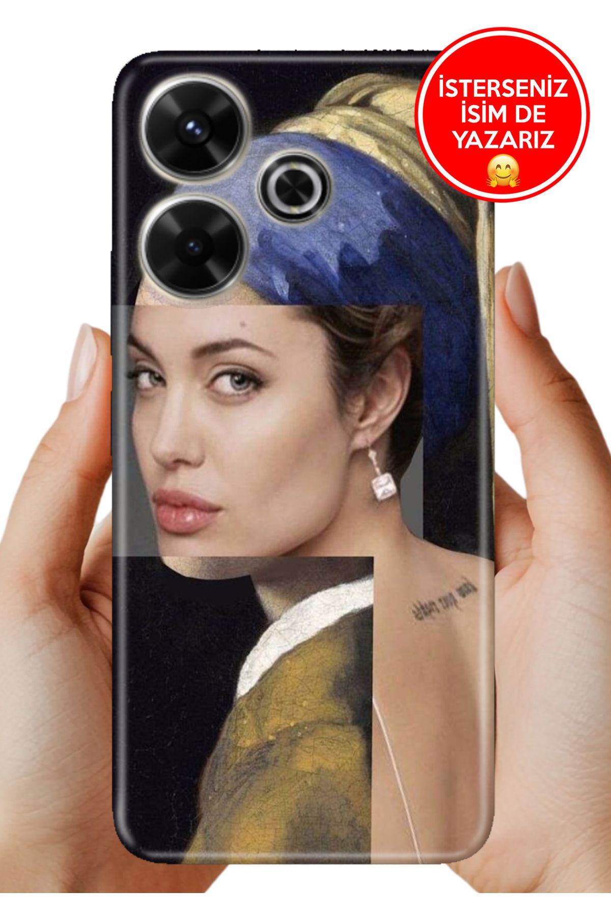 Cekuonline Xiaomi Redmi 13 4G Kılıf 0.35 mm Resimli Silikon Jolie