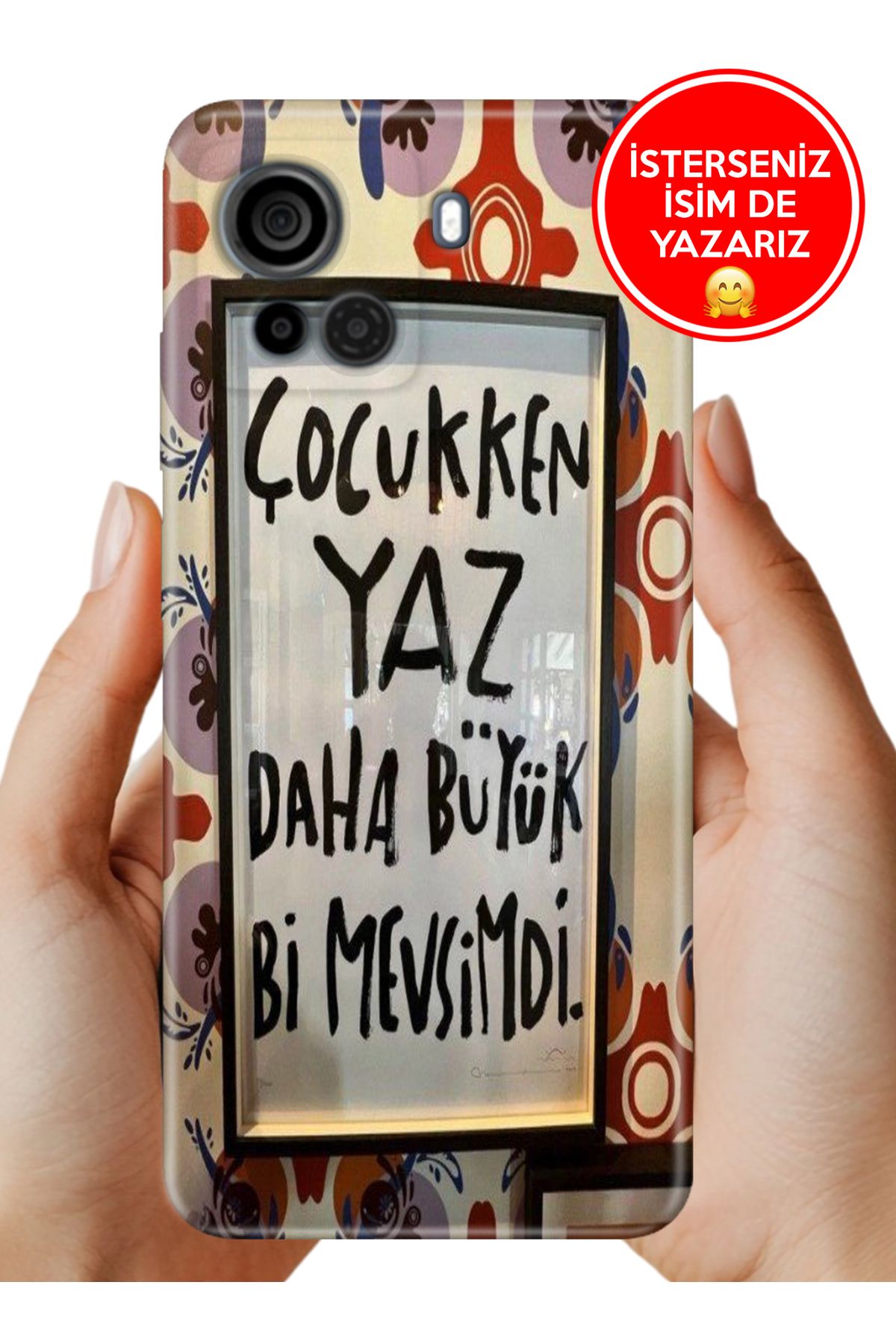 Cekuonline Casper Via F30 4G / 4.5G Kılıf FullCover Resimli Desenli Silikon Çocukken Yaz