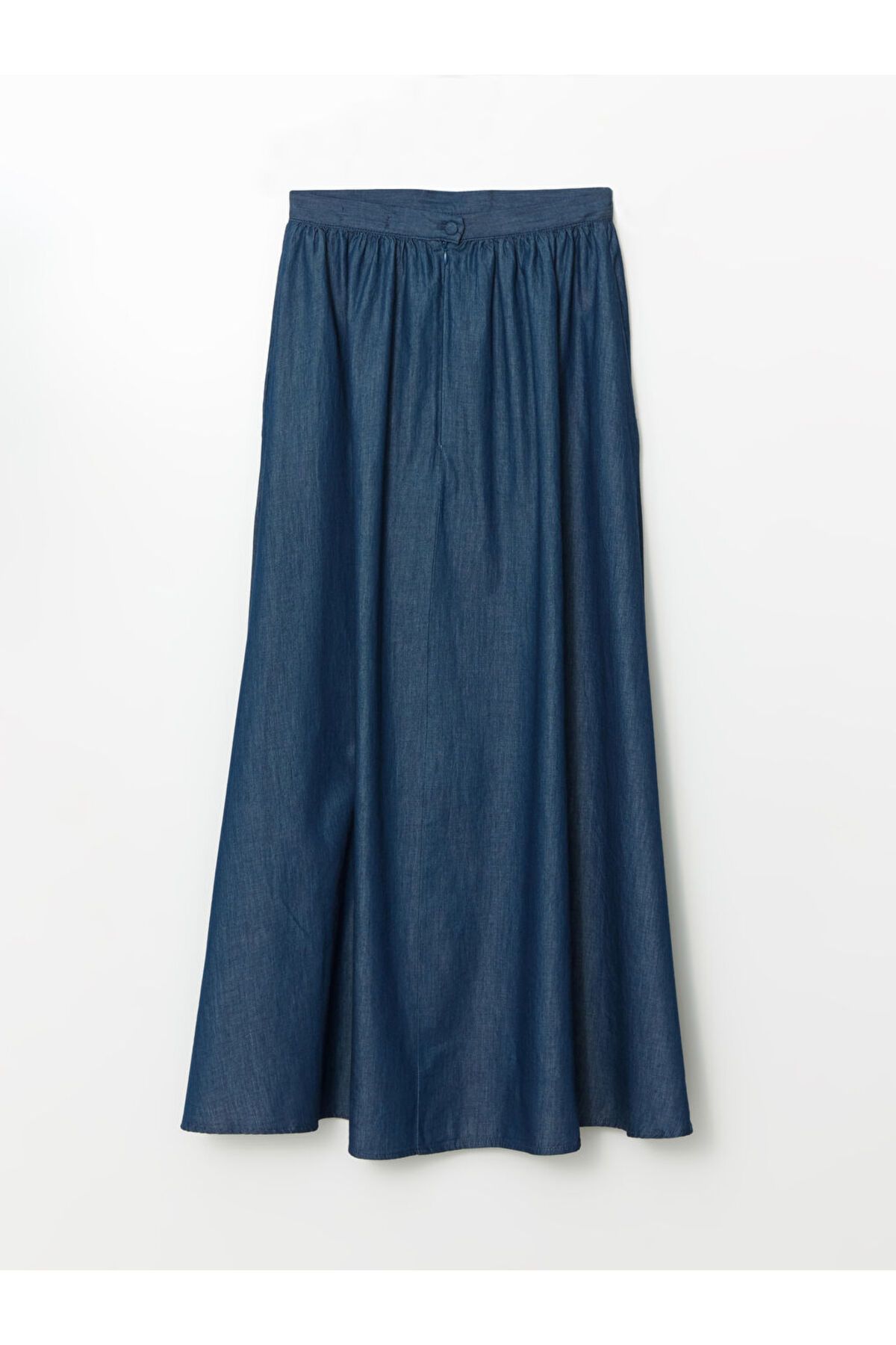 LC Waikiki-Jean Skirt with Zipper at the Waist 5