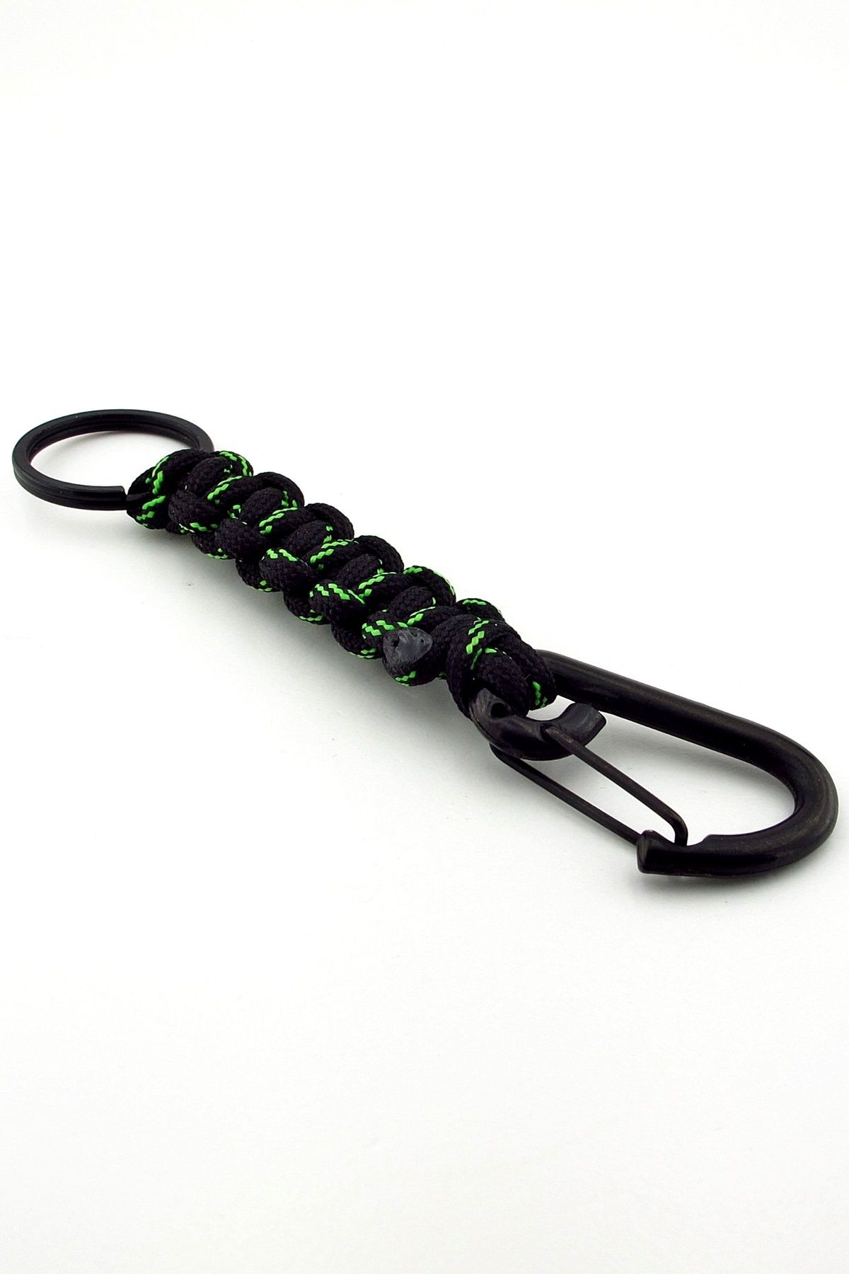 Solfera-Outdoor Hook's Camping Kh C324's in Black to Black Green Paracord 2