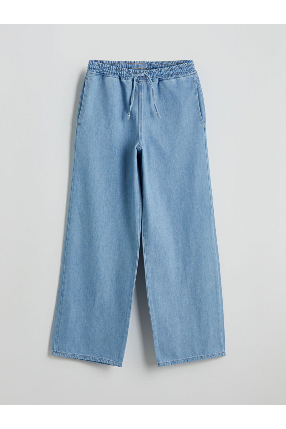 LC Waikiki Beli Lastikli Wideleg Kadın Jean Pantolon
