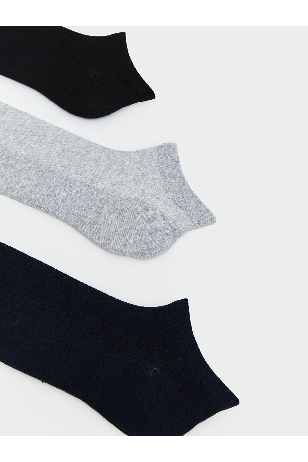LC Waikiki-Sparkling Selections from Shining Store |   Men's Booties Socks 3-Pack 2