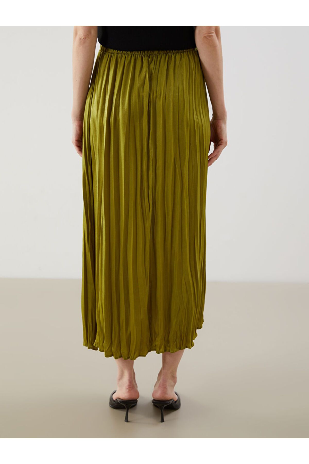LC Waikiki-Pleated Skirt with Elastic Waist 4