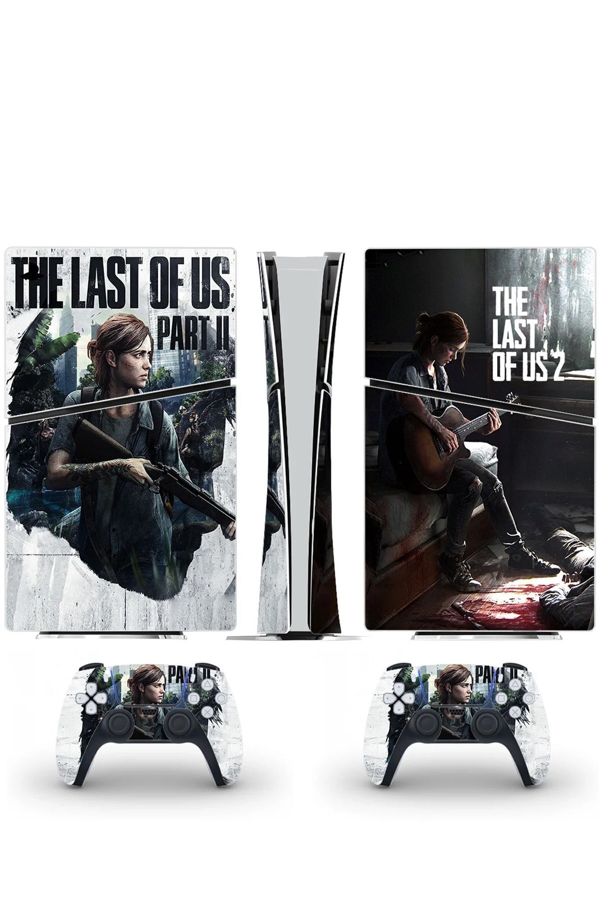 cosy home gift The Last Of Us Playstation 5 Slim Disk Versiyon Sticker Kaplama Seti