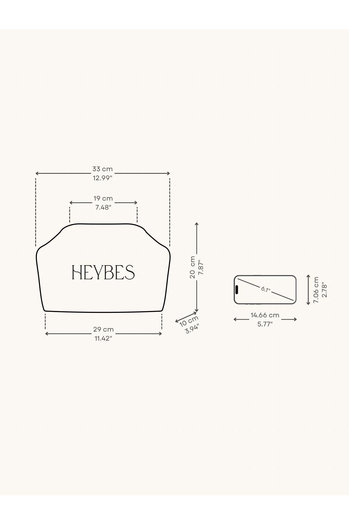 HEYBE'S Heybes Kadın Siyah Askılı Clutch Portföy El Çantası görsel 7