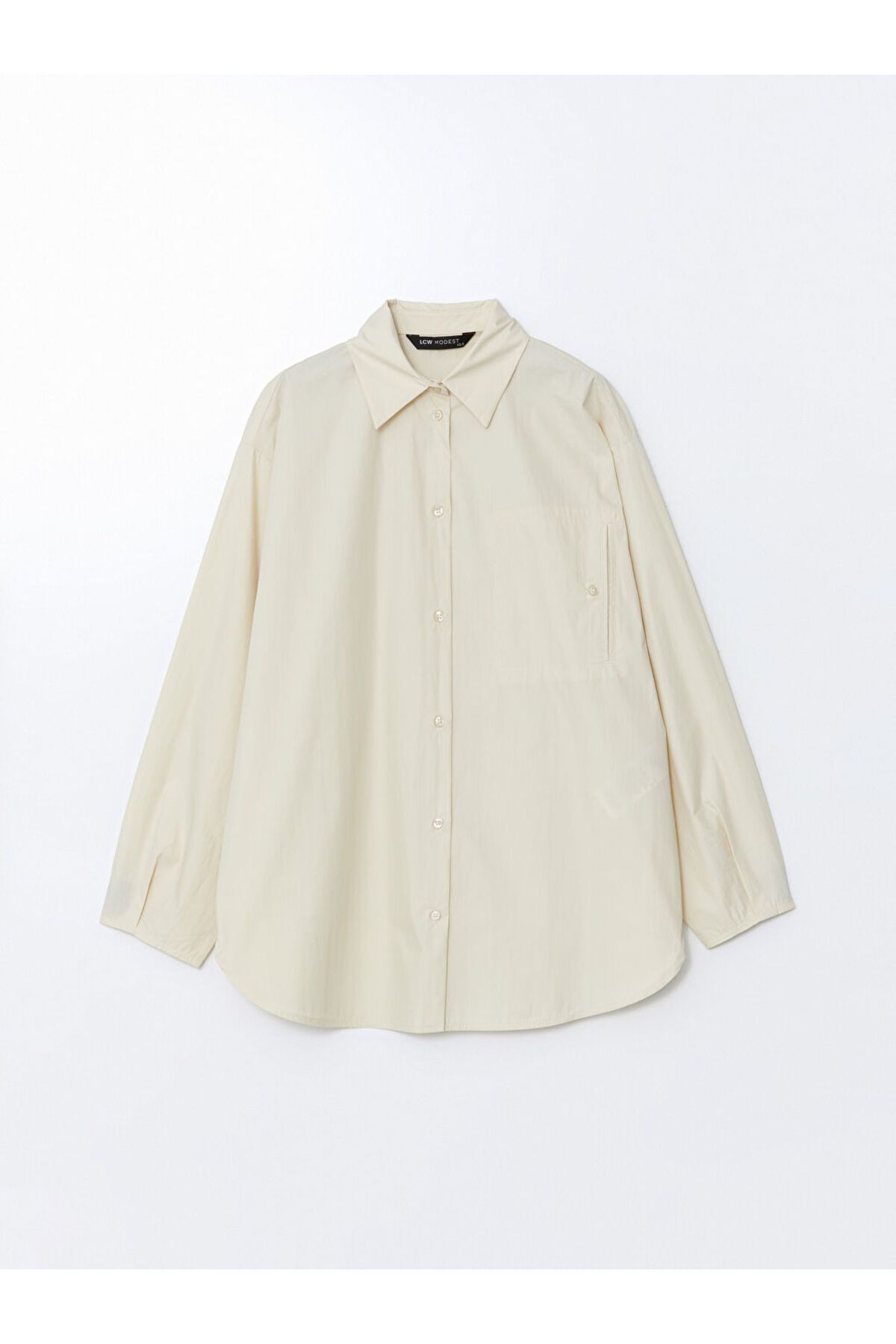 LC Waikiki Oversize Poplin Kadın Gömlek Tunik