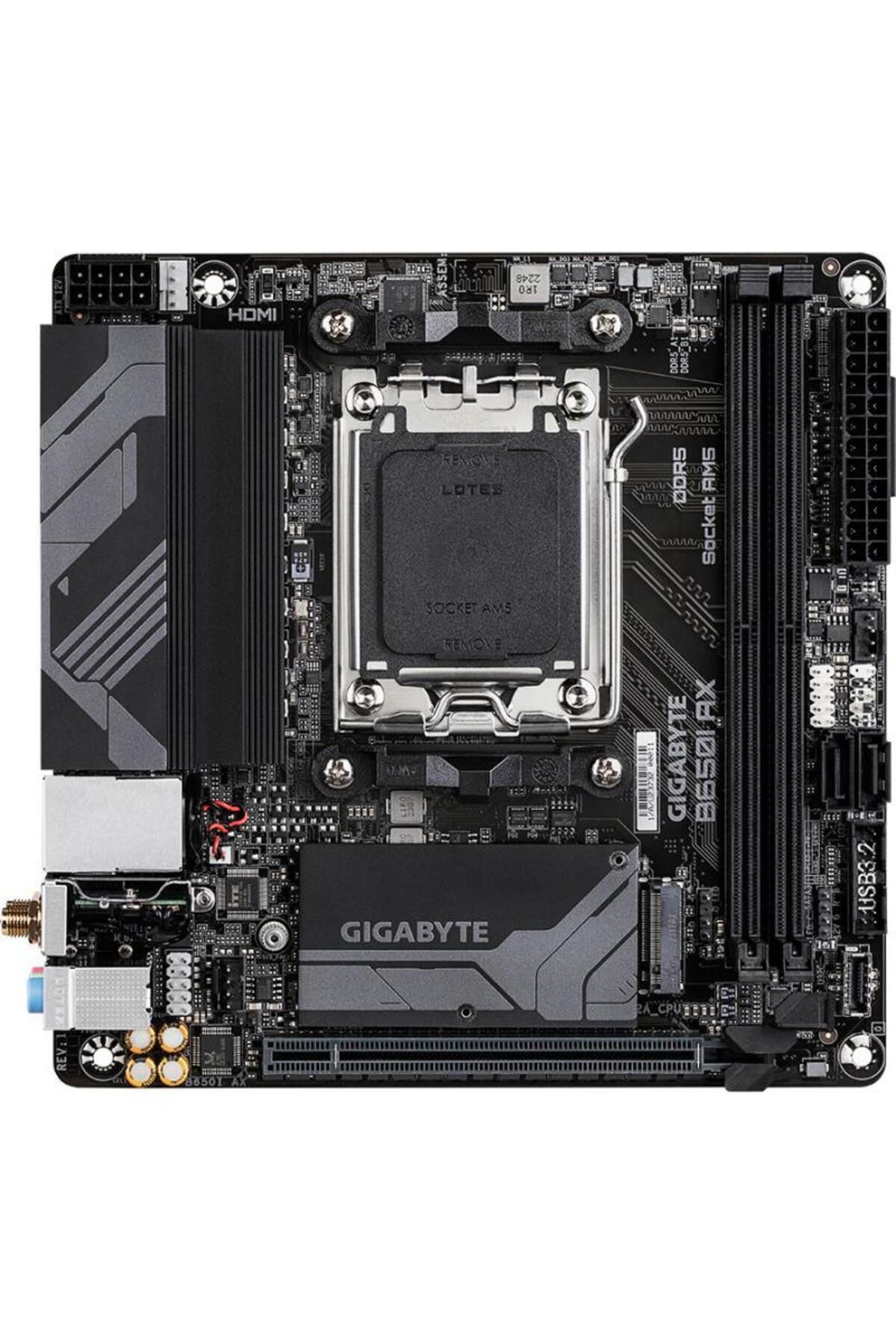 Gigabyte-Placa de baza GIGABYTE B650I AX, DDR5, AM5, AMD B650, mITX 1