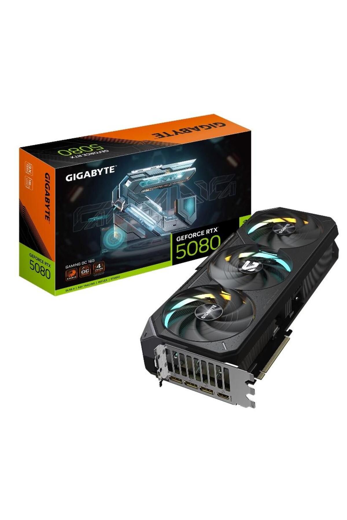 Gigabyte-Placa video GIGABYTE GeForce RTX 5080 GAMING OC 16GB GDDR7 256-bit DLSS 4.0 8