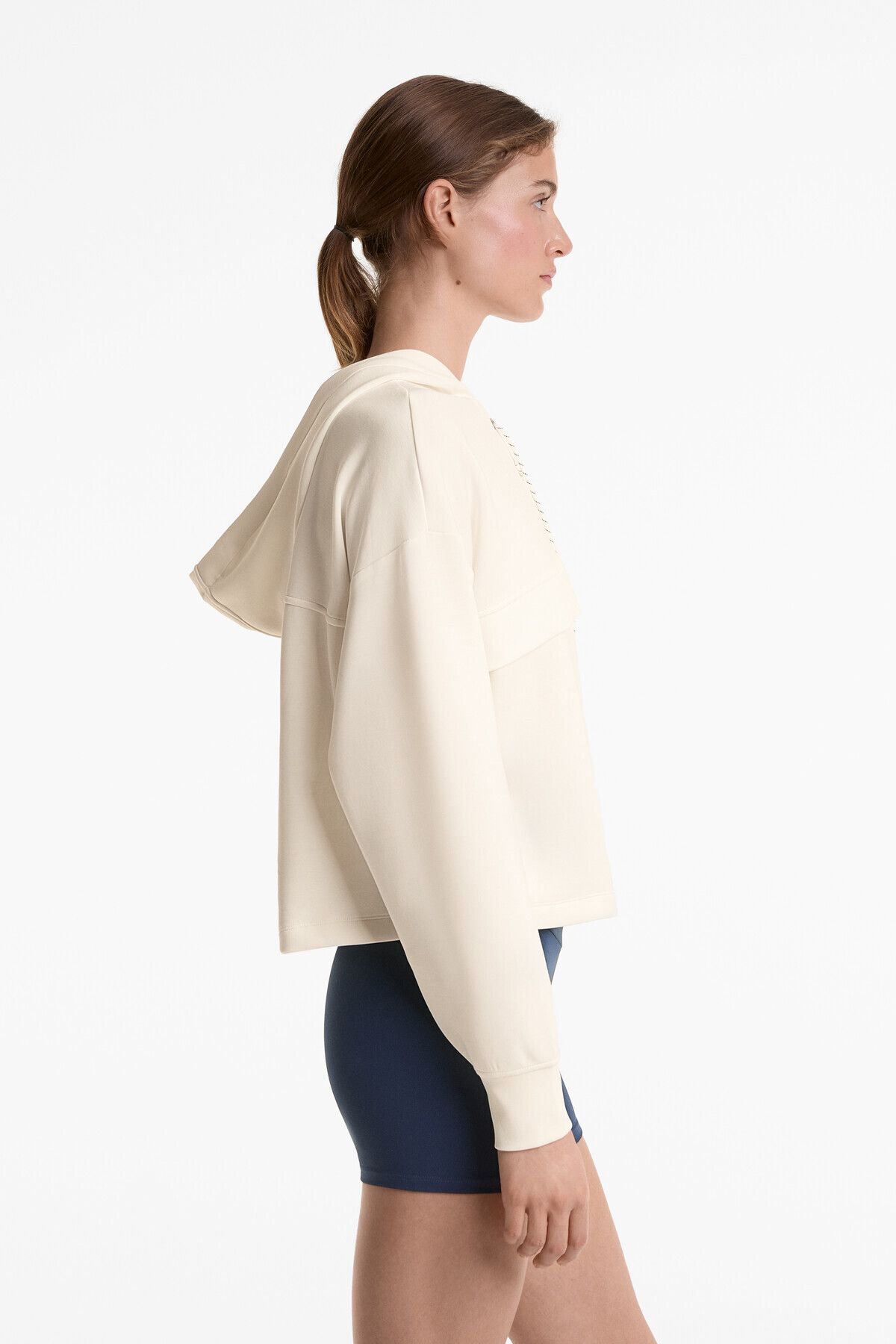Oysho-Soft Touch criss-cross drawstring sweatshirt with modal 7