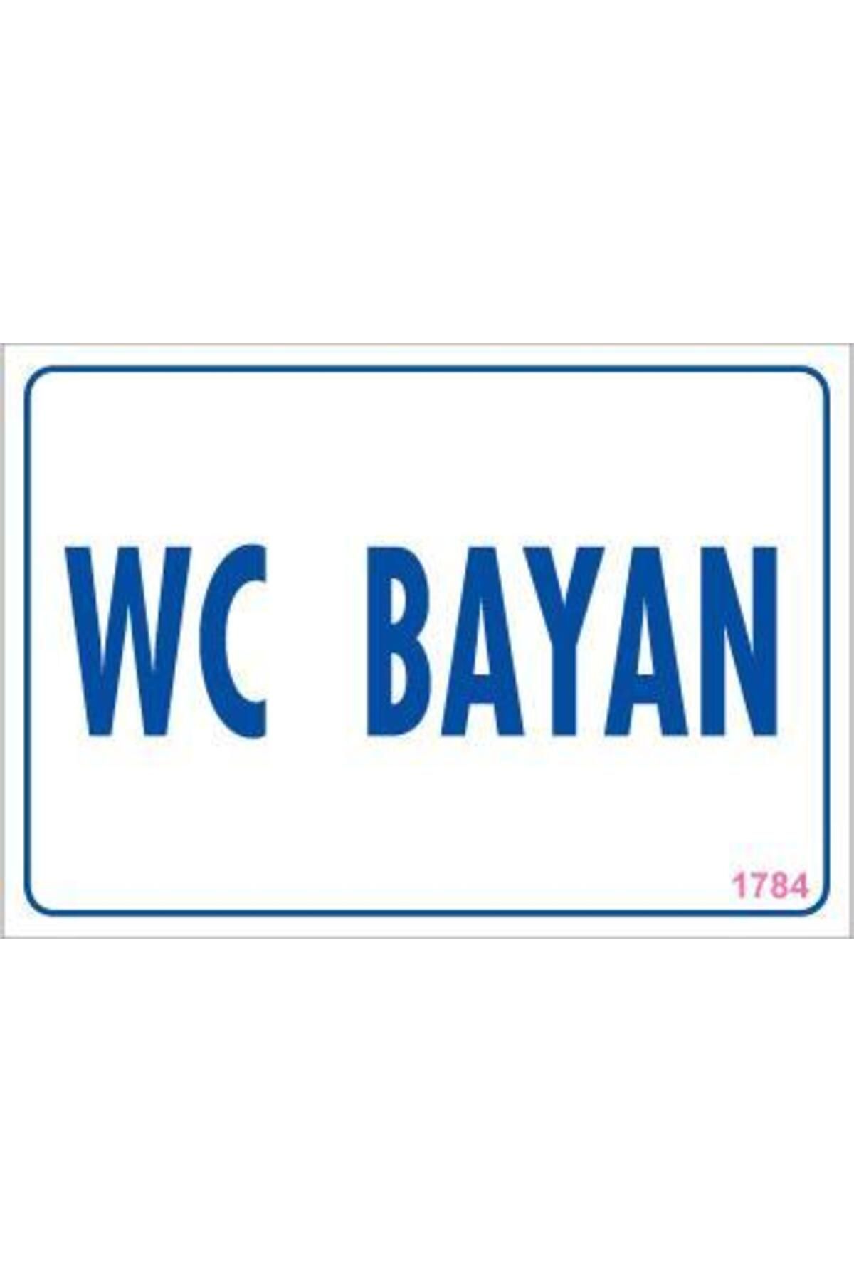 LovelymCo Wc Uyarı Levhası 17,5X25 Kod:1784
