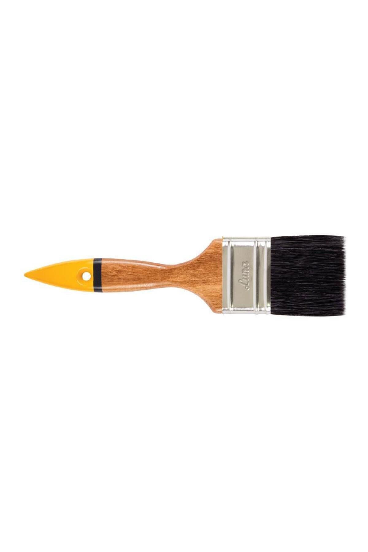 LovelymCo Luna Black Ahşap Saplı Yağlı Boya Fırçası No:2,5