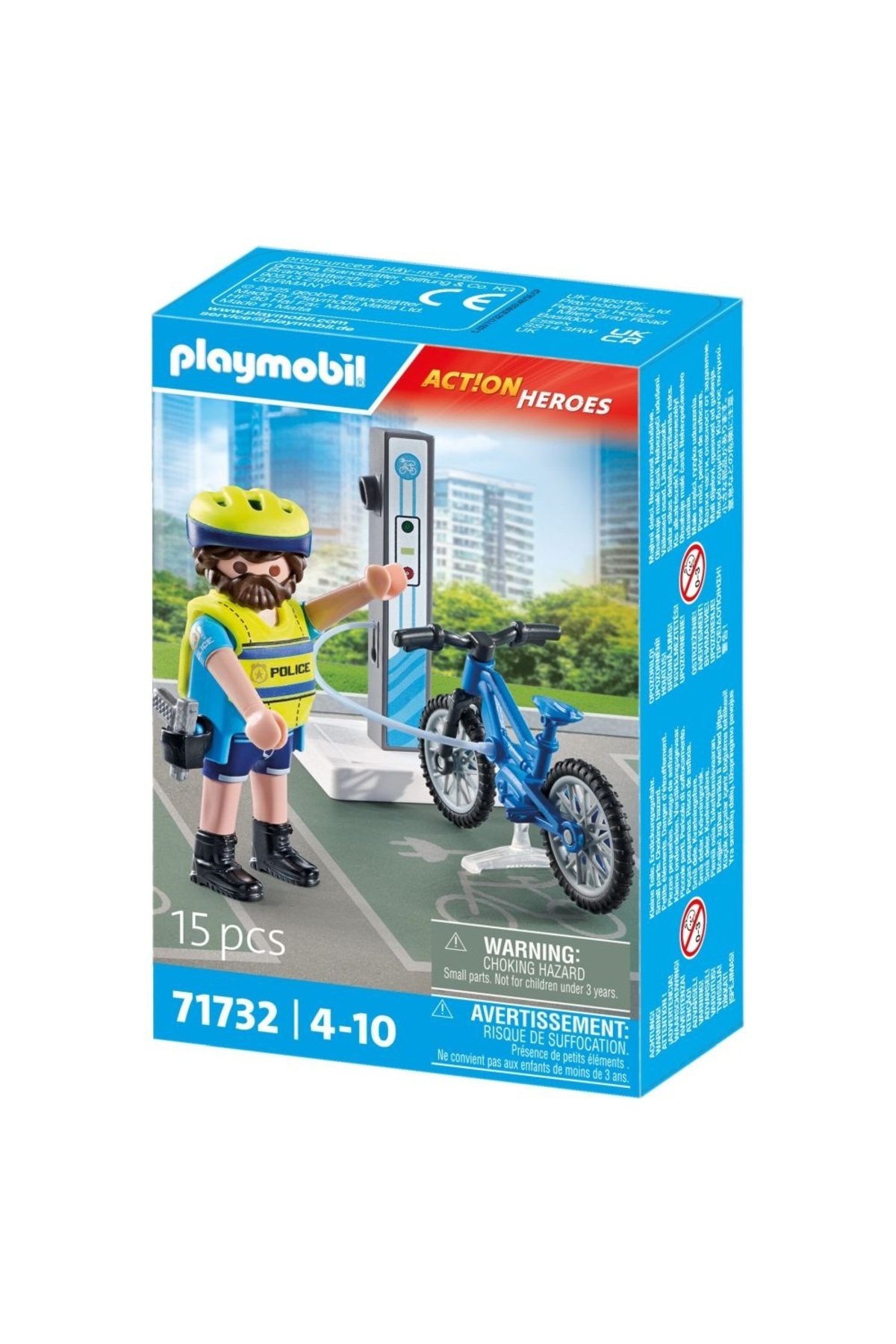 Playmobil-- Policeman on a bicycle 3