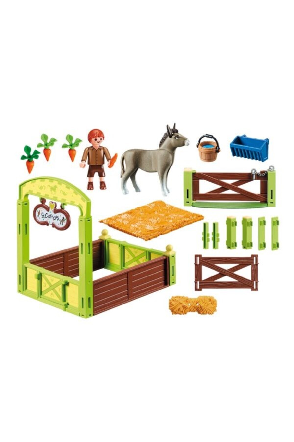 Playmobil-Playmobil - Grajd Si Copil Cu Morcovi 3