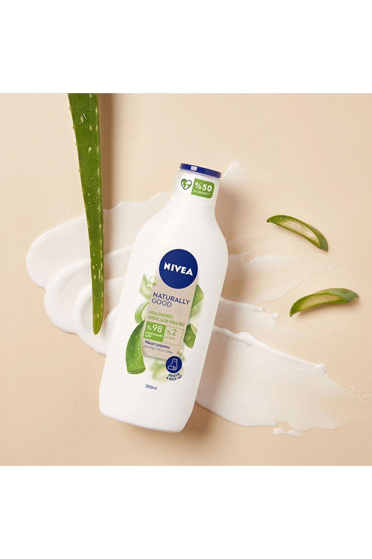 NIVEA Naturally Good Doğal Aloe Vera Vücut Losyonu 350 ml - Fiyatı