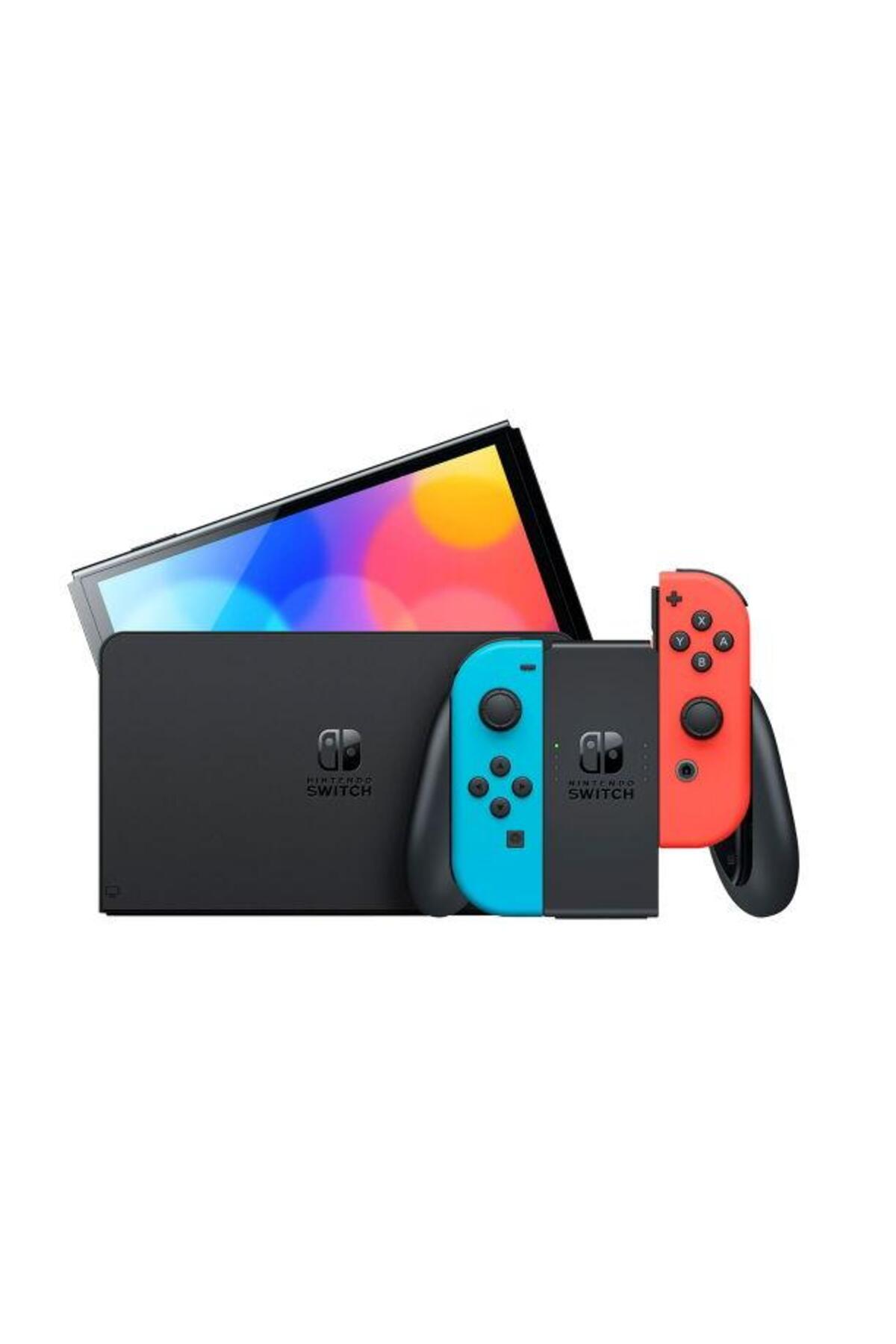 Nintendo OLED NINTENDO Switch Neon Console, 64GB (Blue/Red)- Trendyol