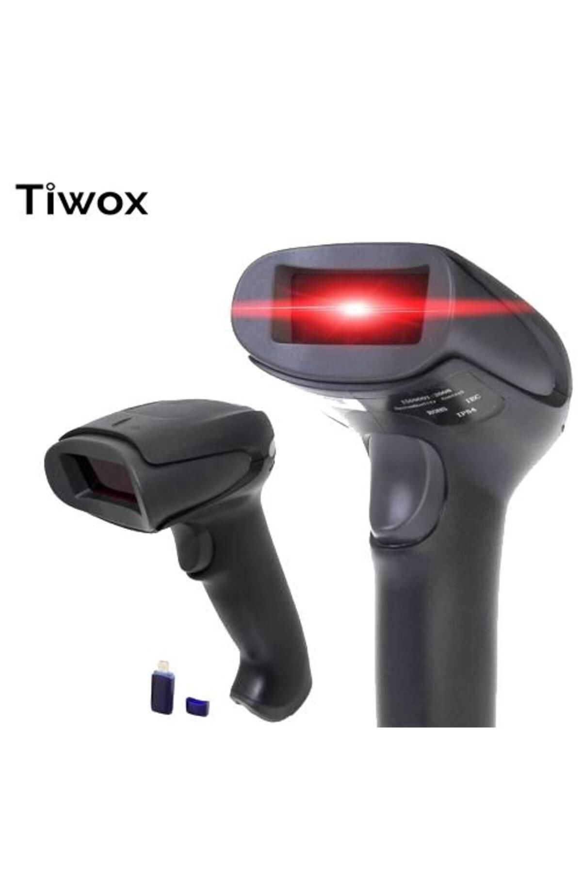 Pazarcan Tiwox Vsk-118+ 2D Karekod Kablosuz Barkod Okuyucu + Mini Usb Dongle
