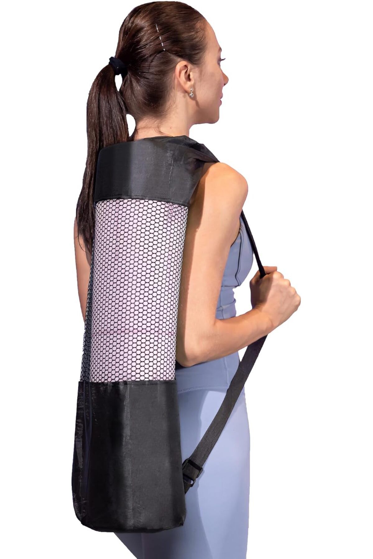 COOYA-Yoga Mat Exercise Fitness Mat, Non-Slip TPE Yoga Mat with Alignment Lines, Eco Friendly Workout Mat 5