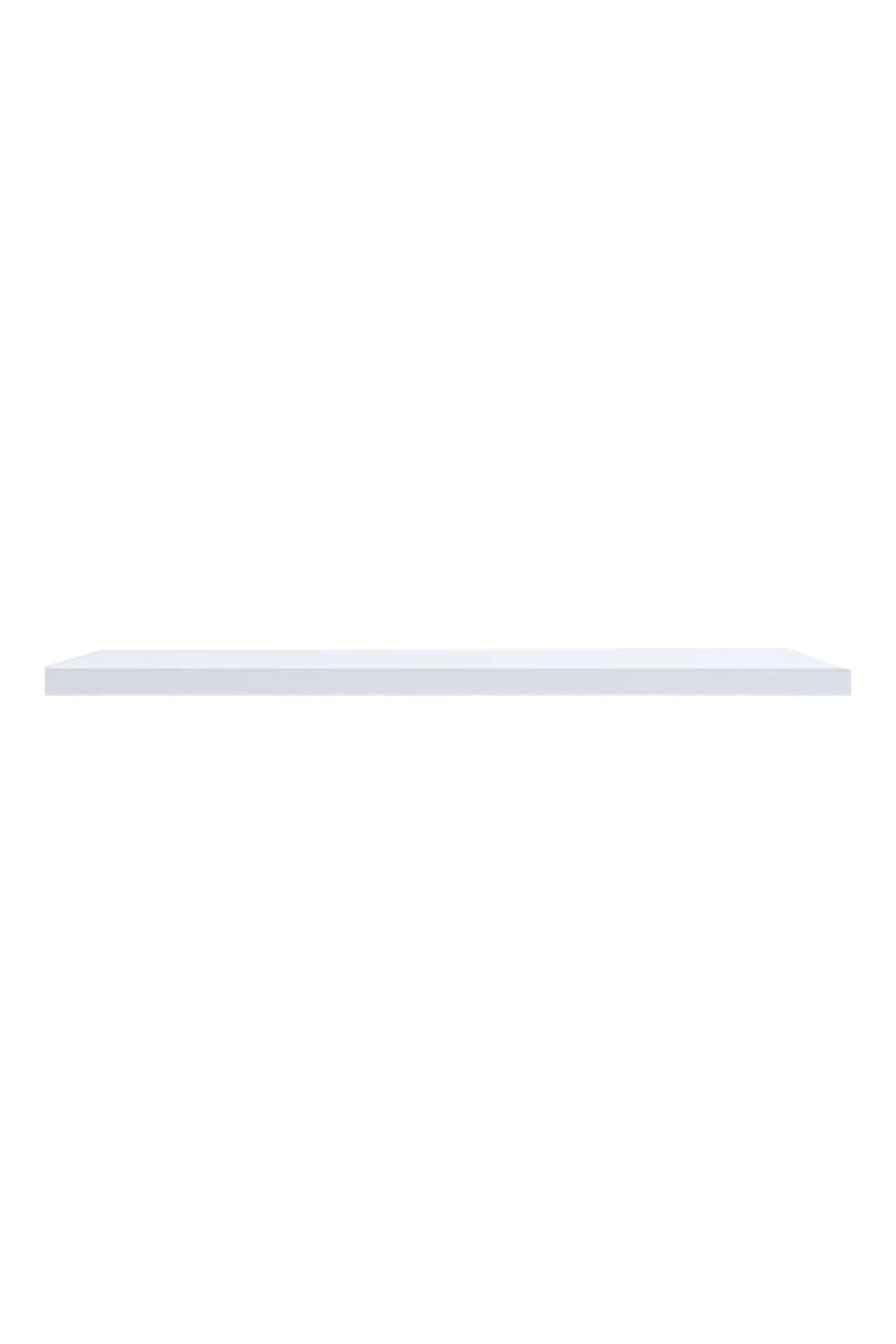 micasa-Elegant and Modern Design Rectangular Wall Mounted Wooden Floating Shelf 120 x 30cm 1