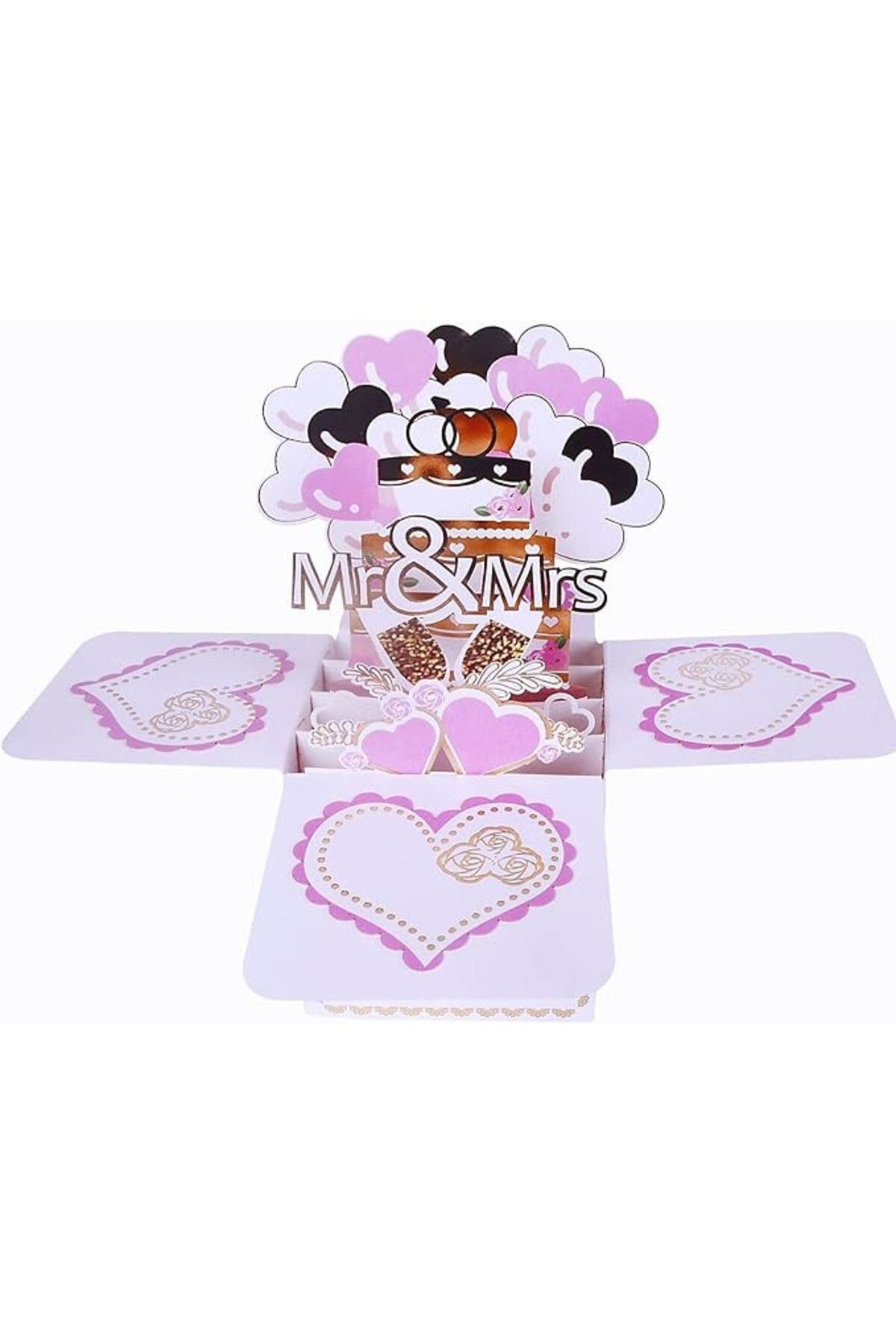Innbox Felicitare 3d Innbox, Multicolor, Hartie, 16x16cm - One Size