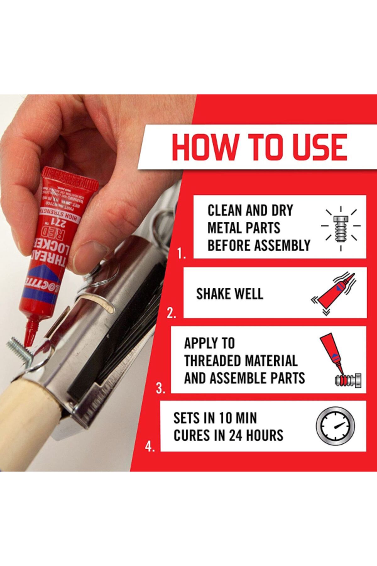 LOCTİTE-Thread Locker 6ml 4