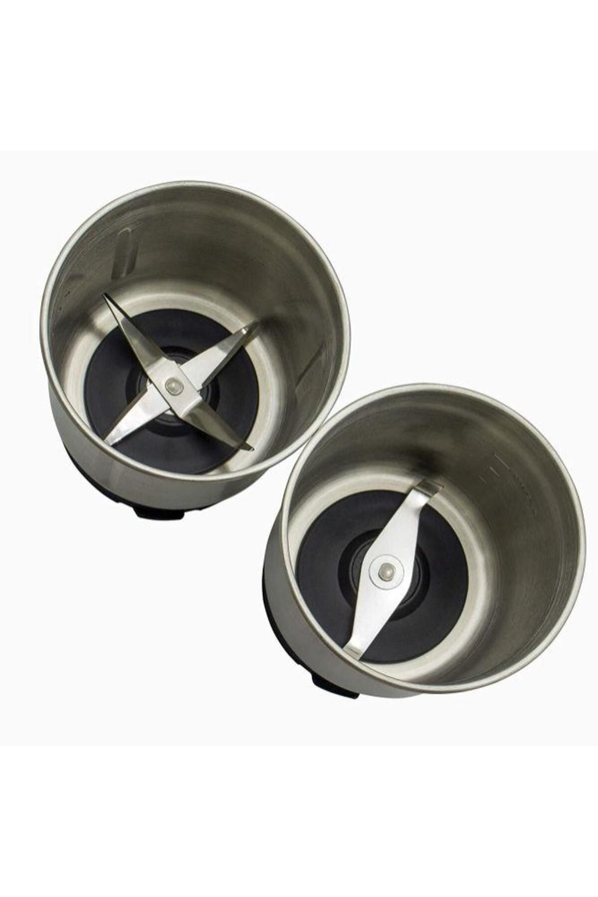 MPM-Rasnita cafea si cereale MPM MMK-06M, 200 W, 70 g, 2 Recipiente, Functie impuls (Argintiu) 4