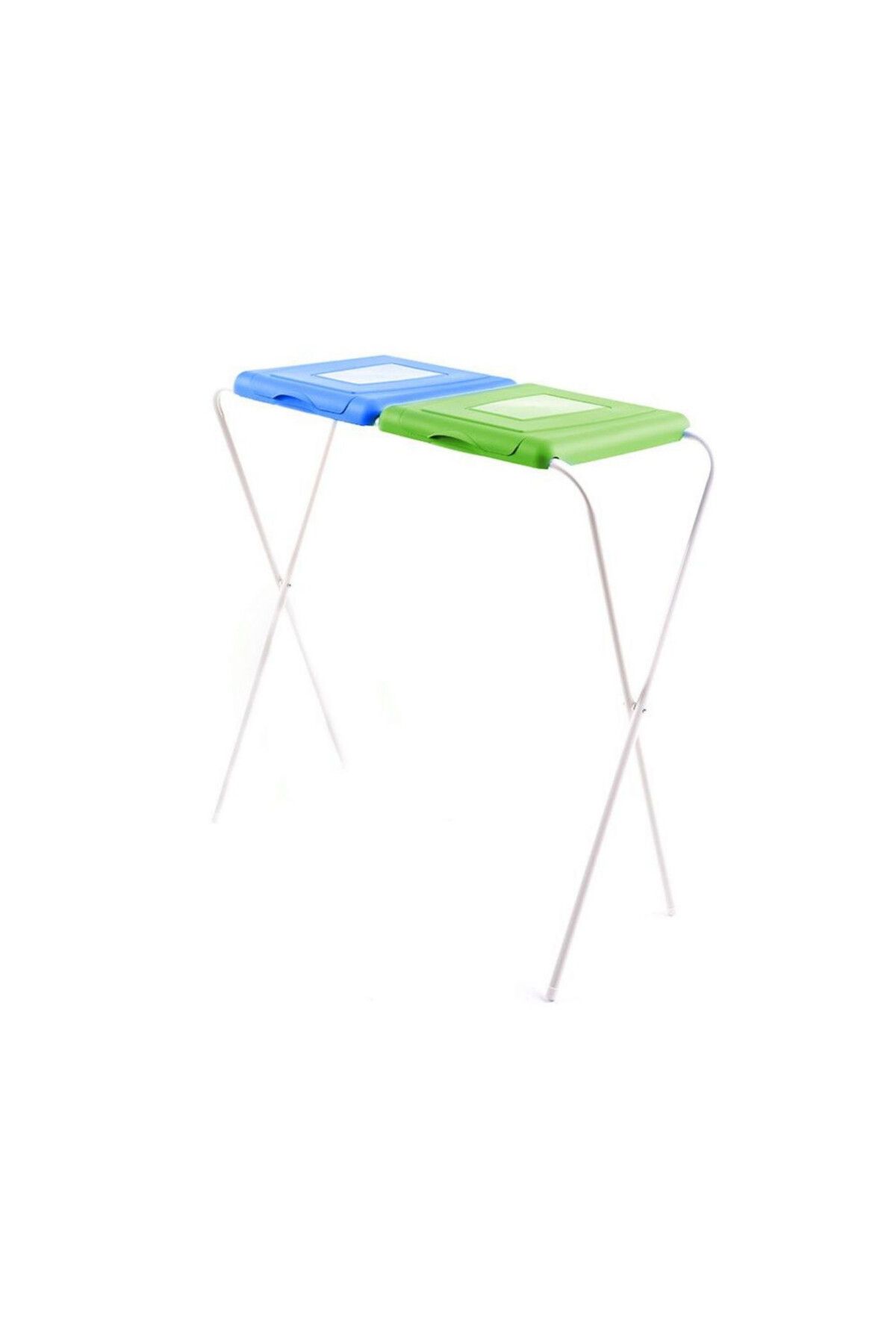 JOTTA Suport Saci Menajeri, Colectare Selectiva, 2 Compartimente, Albastru-verde, Flipo - One Size