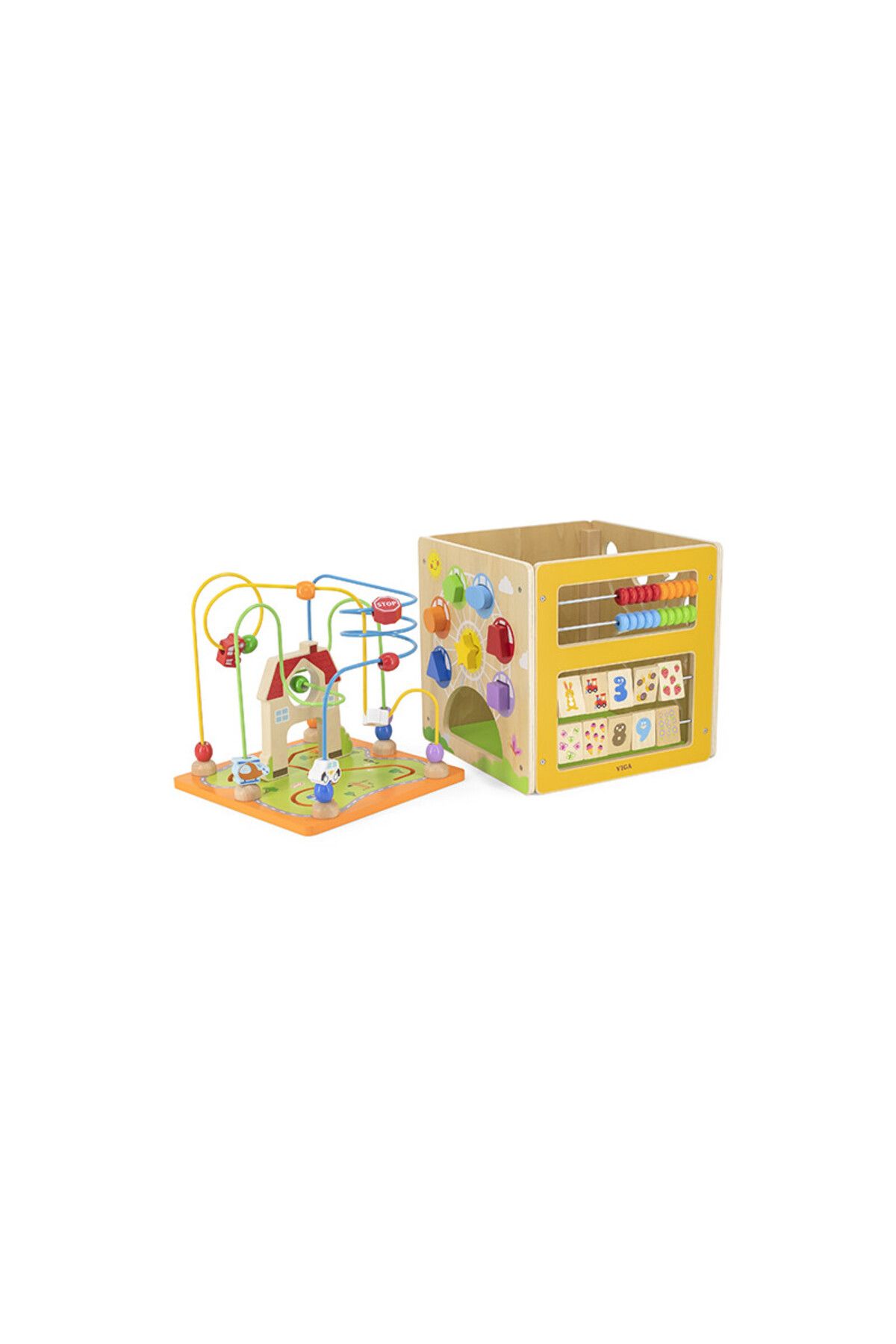 Viga Cub Mare Cu Activitati 5 In 1, Viga - One Size