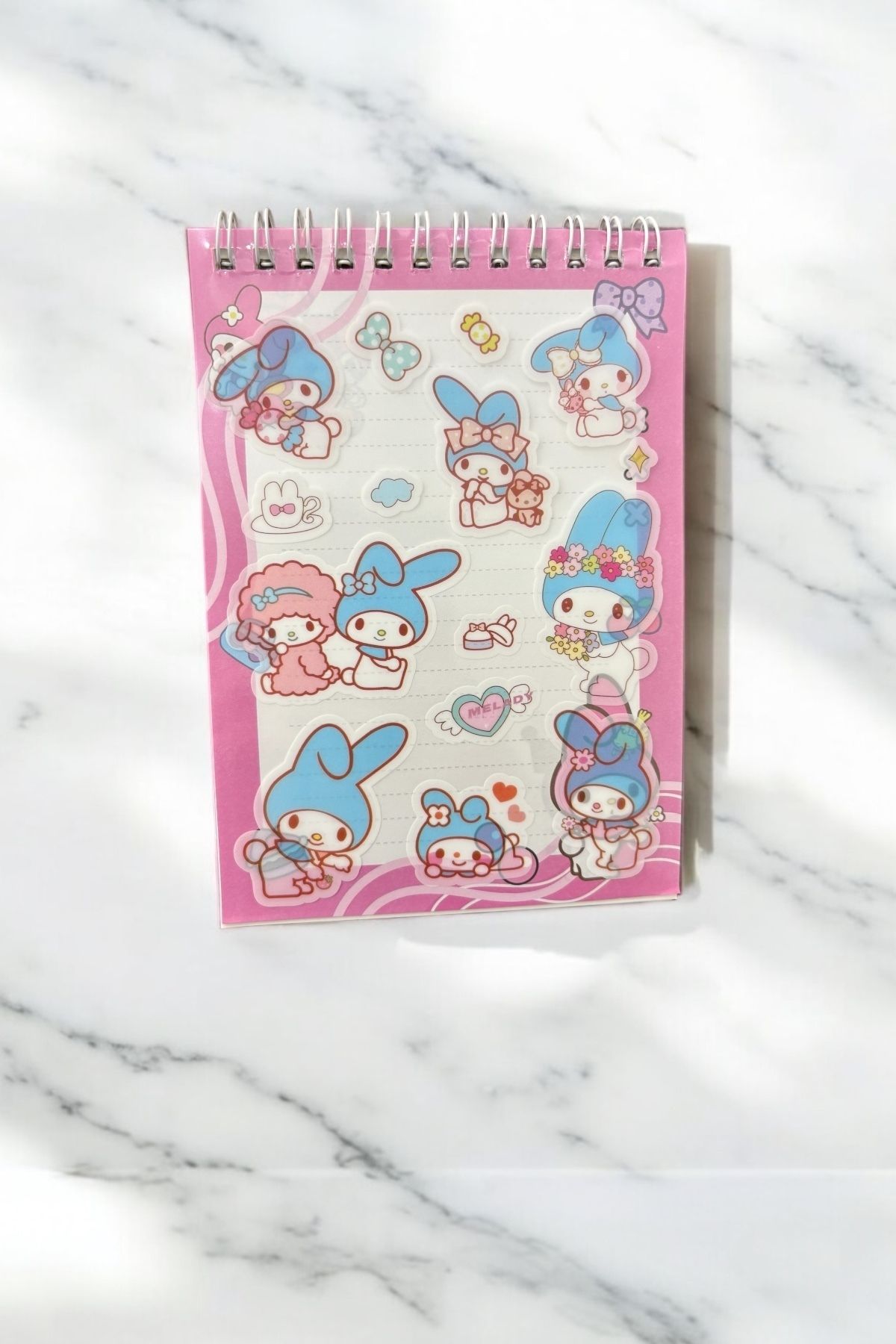 Piramit Kırtasiye-My Melody Sticker Notebook A6 Sticker Notebook 4