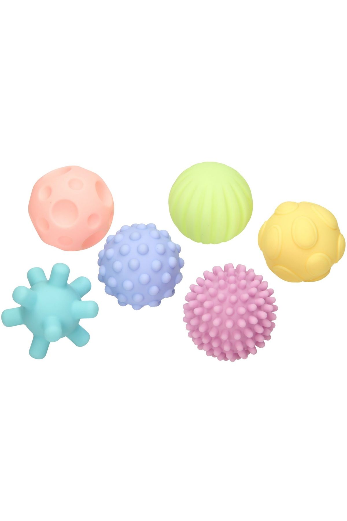 UP Int l Set 6 Mingi Din Cauciuc Pentru Baie / Dezvoltare Senzoriala - One Size