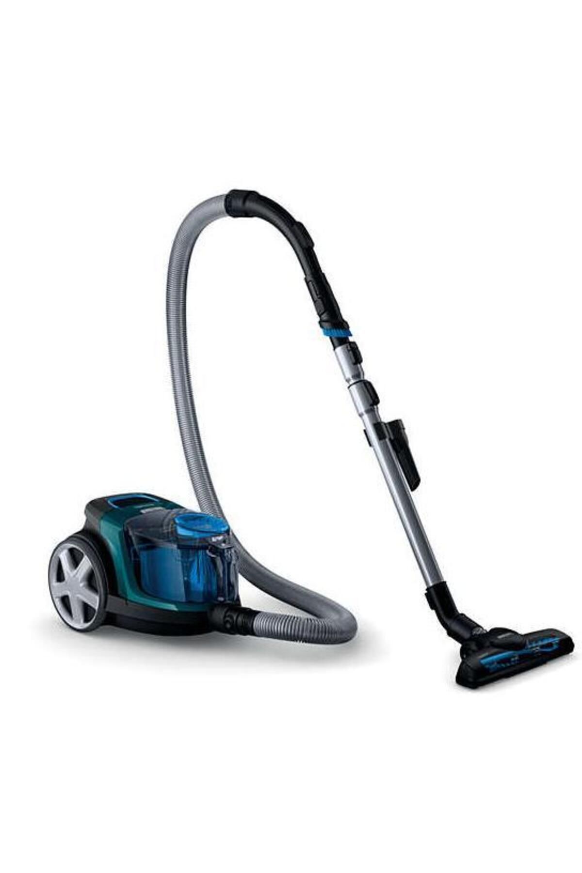 Philips Aspirator Fara Sac Philips Powerpro , 900w, 1.5l, Clasa A (negru-verde) - One Size