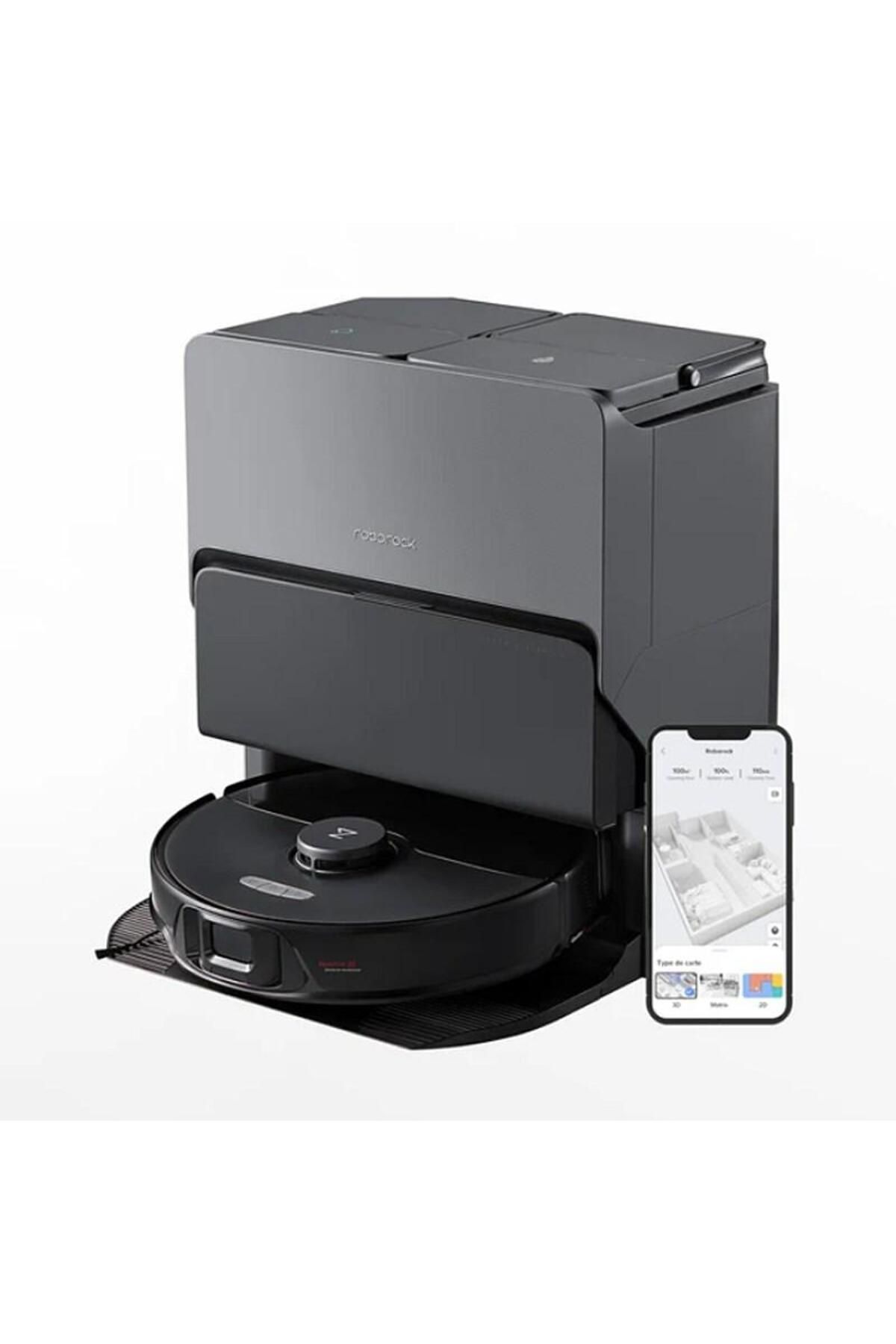 Roborock-Aspirator robot Roborock S8 Max Ultra, 60 W, Recipient 0.27 l, Rezervor apa 0.1 l 1