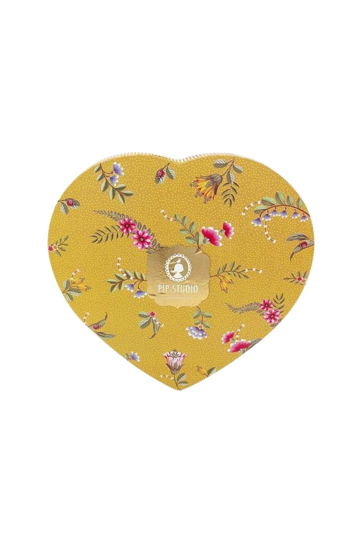 Pip Studio-Set of 2 plates, heart shape, Pip Studio, Yellow, 21.5 cm, La Majorelle collection 7
