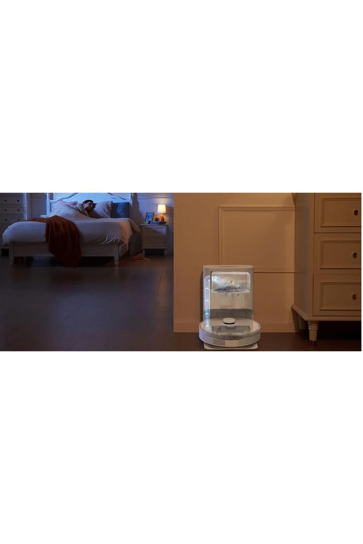 Dreame-Dreame L10s Plus RLL42SD robot vacuum cleaner with mop, 4l automatic emptying station, 7000Pa 7