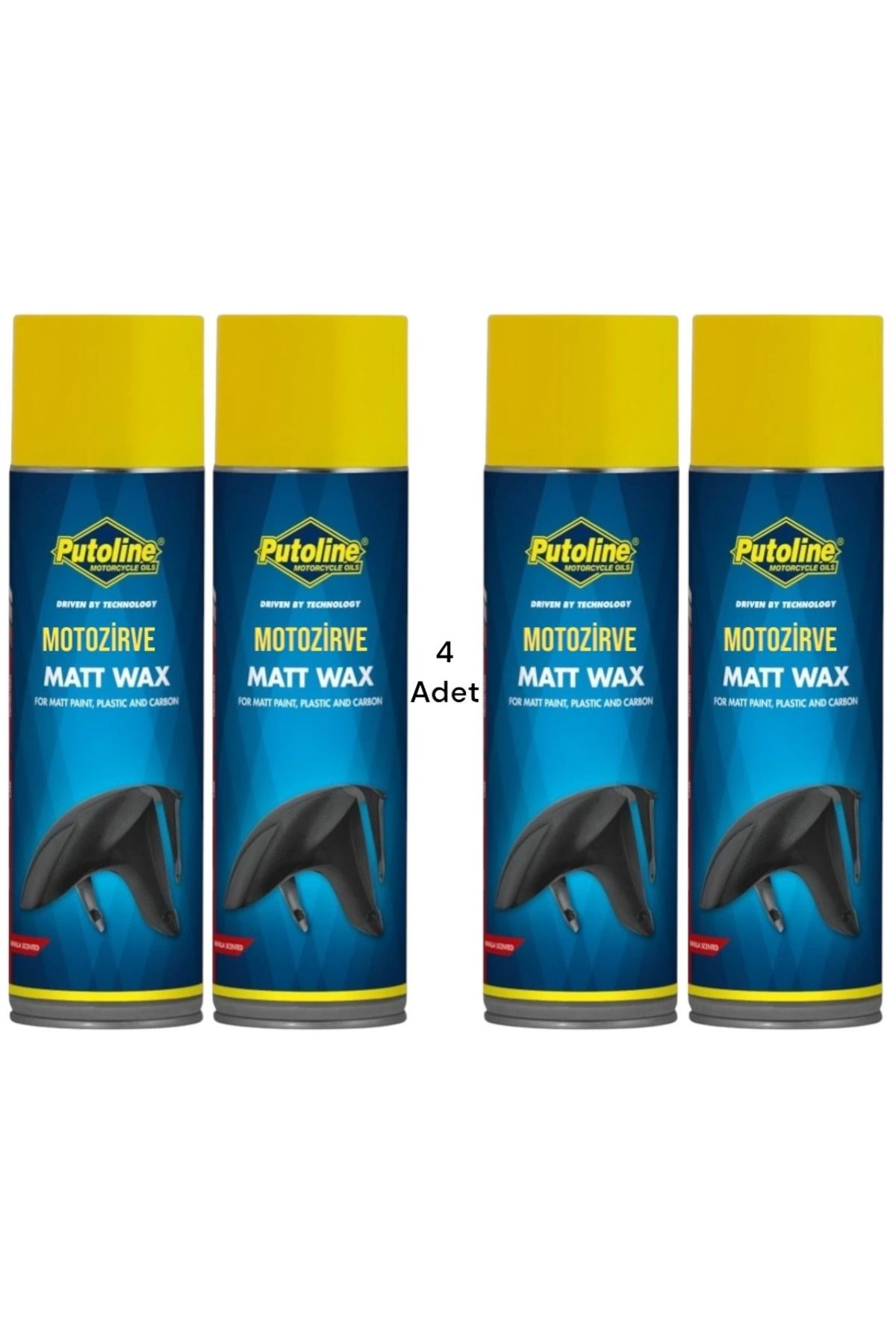 putoline Matt Wax Mat Yüzey Parlatıcı Cila ve Koruyucu 500 ml (4 Adet)